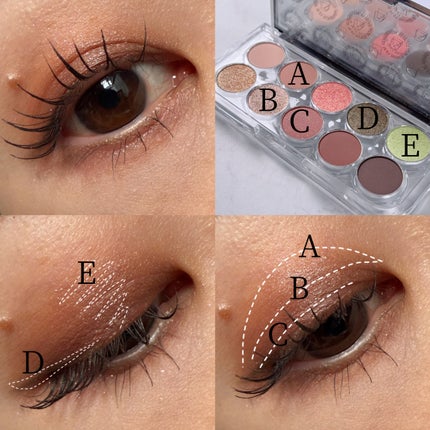 ライトオンアイズシャドウパレット/ルミル/アイシャドウパレットを使ったクチコミ(4枚目)