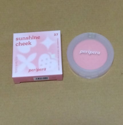 ピュア ブラッシュド サンシャイン チーク 27 STRAWBERRY PINK(いちご収穫タイム)/PERIPERA/パウダーチークを使ったクチコミ(1枚目)