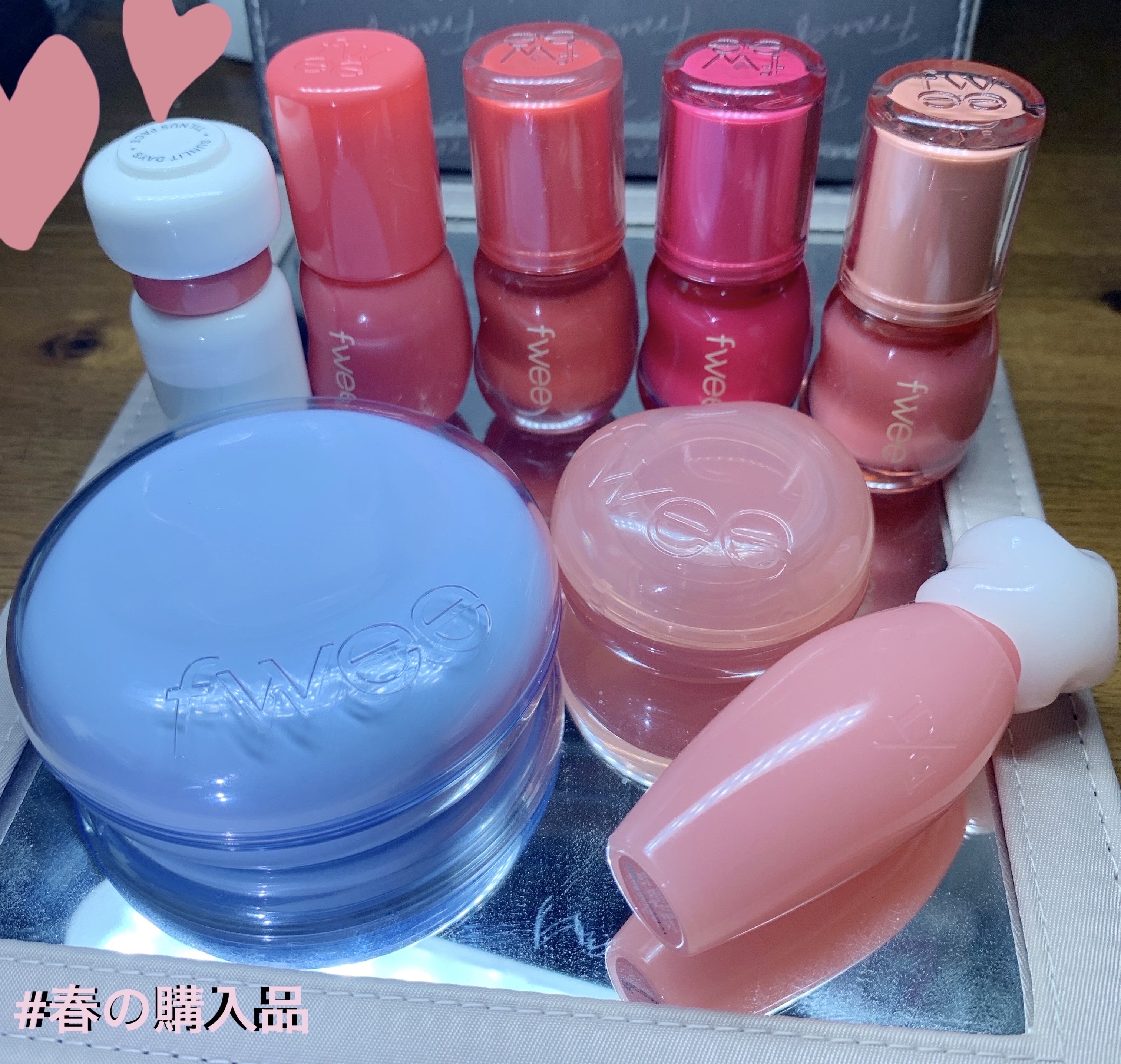 ピュアウォーターリップグロス 01 コーラルジュース/dasique/リップグロスを使ったクチコミ（1枚目）