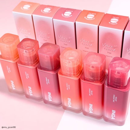 ベルベットシューティント/INGA/リップティントを使ったクチコミ(7枚目)