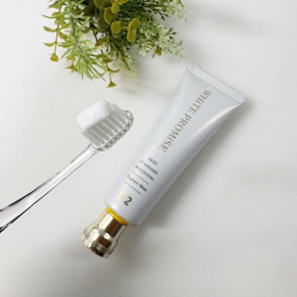 ホワイトプロミス 美白*+むし歯予防*/WHiTE PROMiSE/歯磨き粉を使ったクチコミ(1枚目)