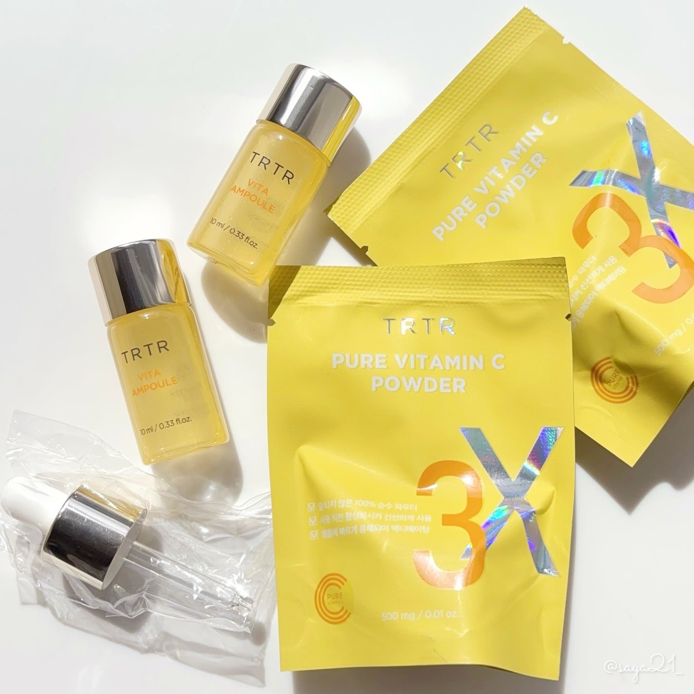 ビタ‐グルタチオン スリーエックス アンプル/TRTR/美容液を使ったクチコミ(5枚目)