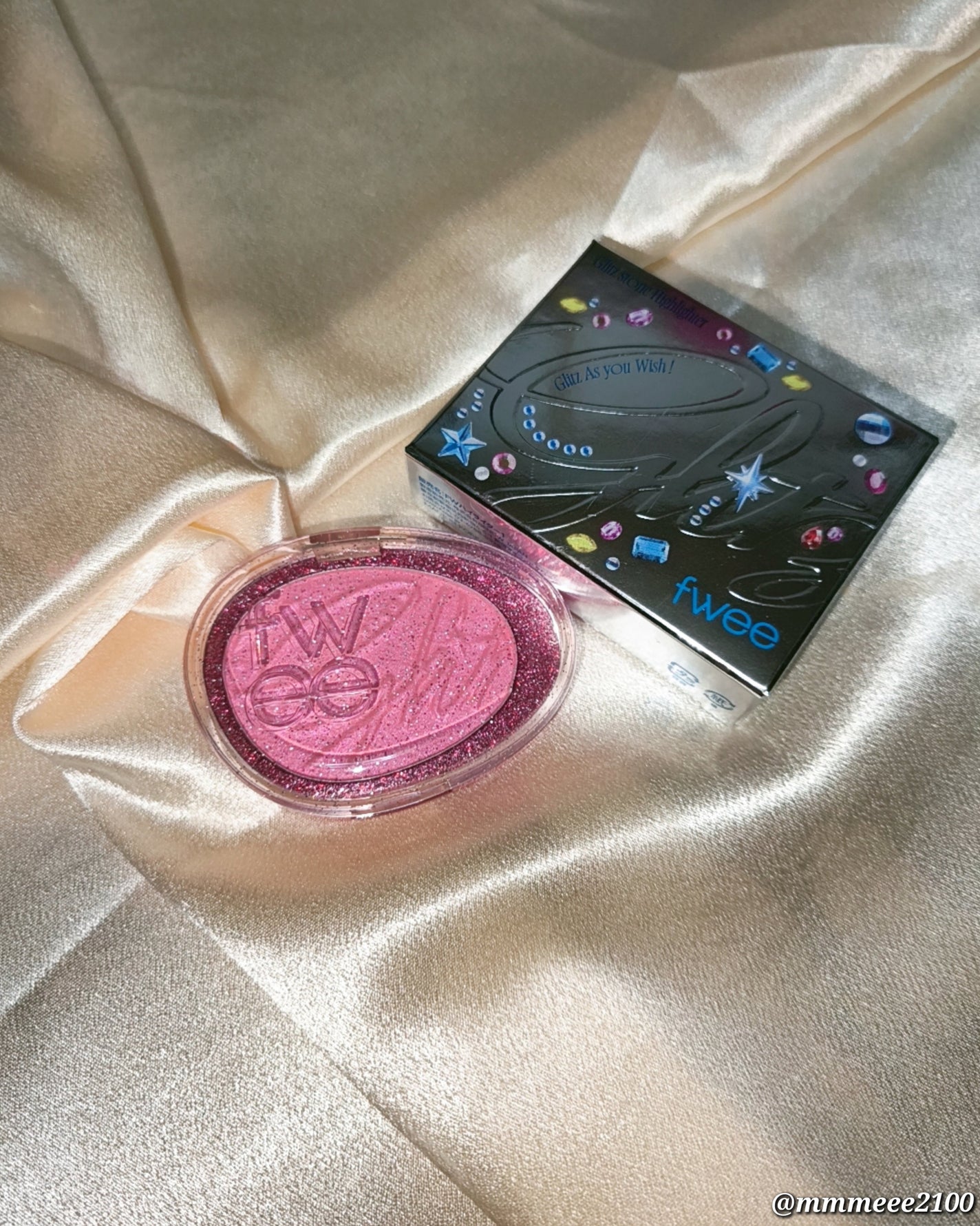 フィー グリッツストーンハイライター/fwee/パウダーハイライトを使ったクチコミ(4枚目)