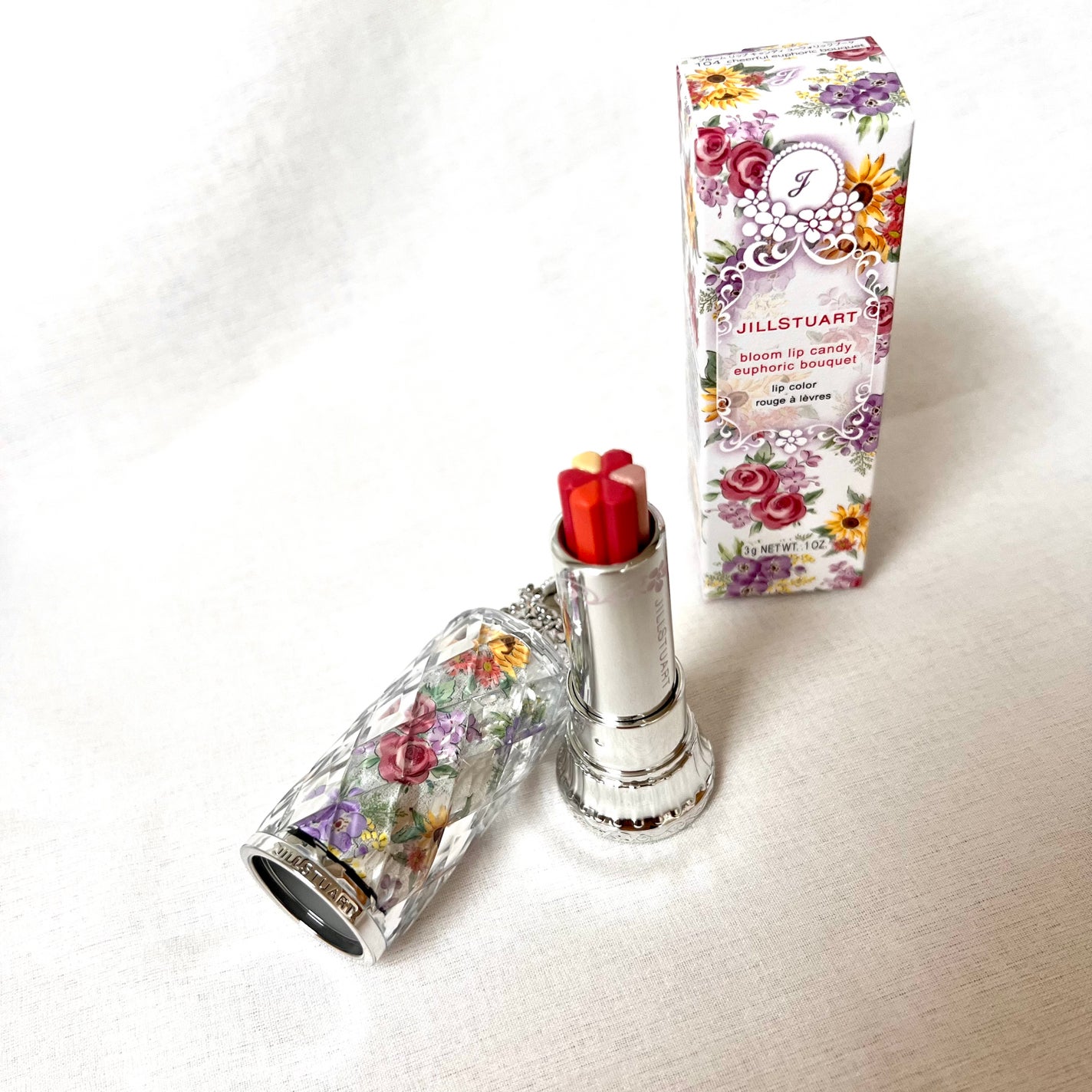 ジルスチュアート ブルーム リップ キャンディ ユーフォリックブーケ/JILL STUART/口紅を使ったクチコミ(7枚目)