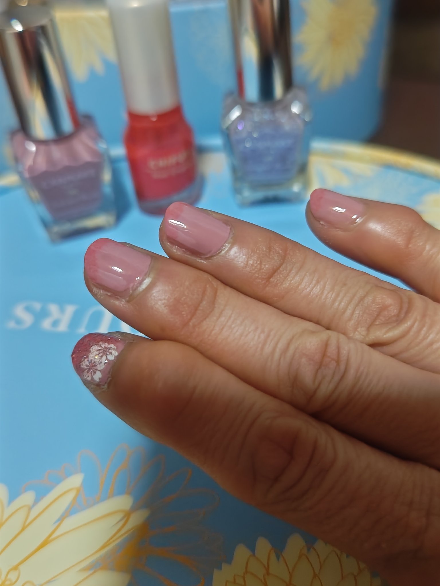 カラフルネイルズ N08 ミスティモーヴ/キャンメイク/マニキュアを使ったクチコミ（2枚目）