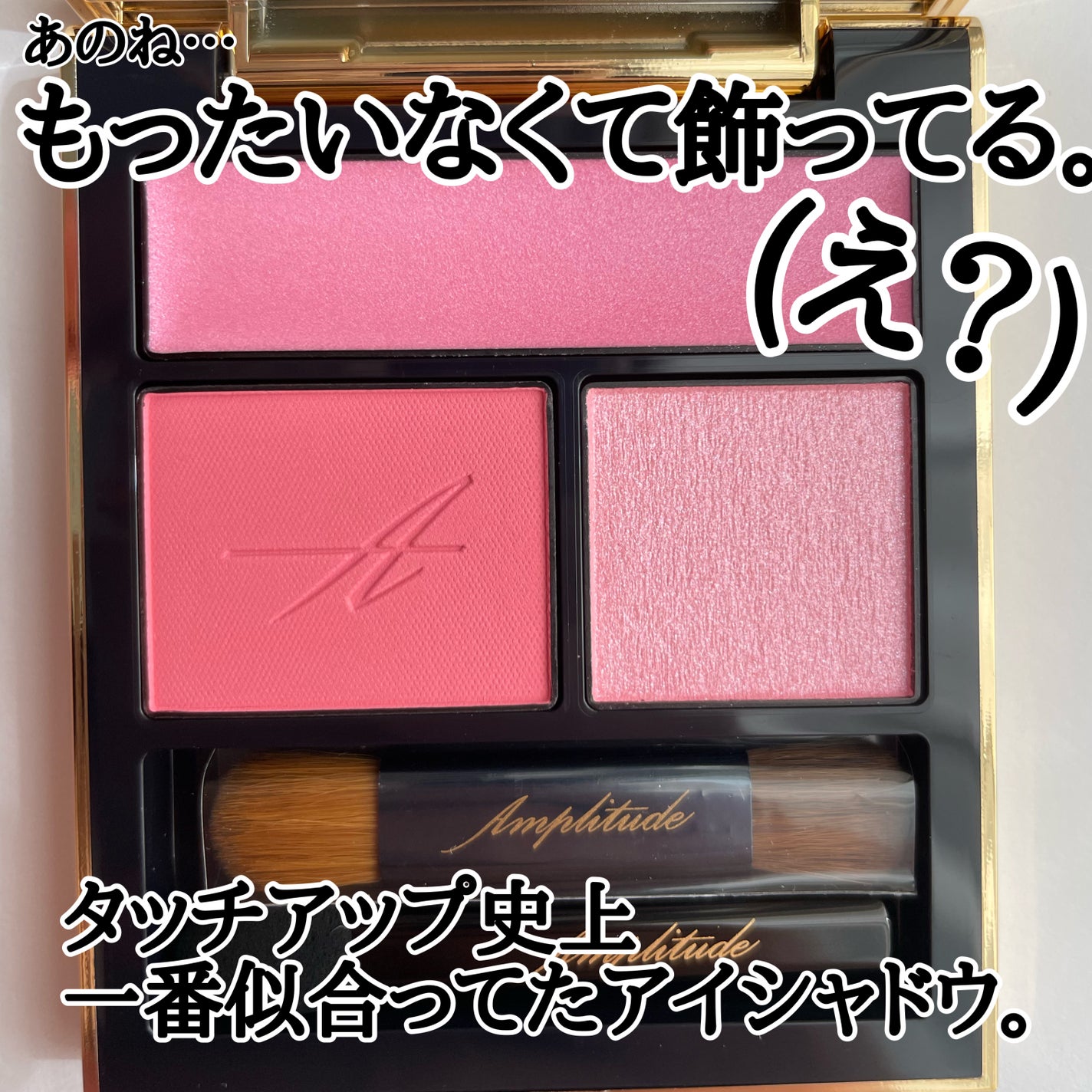 コンスピキュアス アイズ/Amplitude/アイシャドウパレットを使ったクチコミ(2枚目)