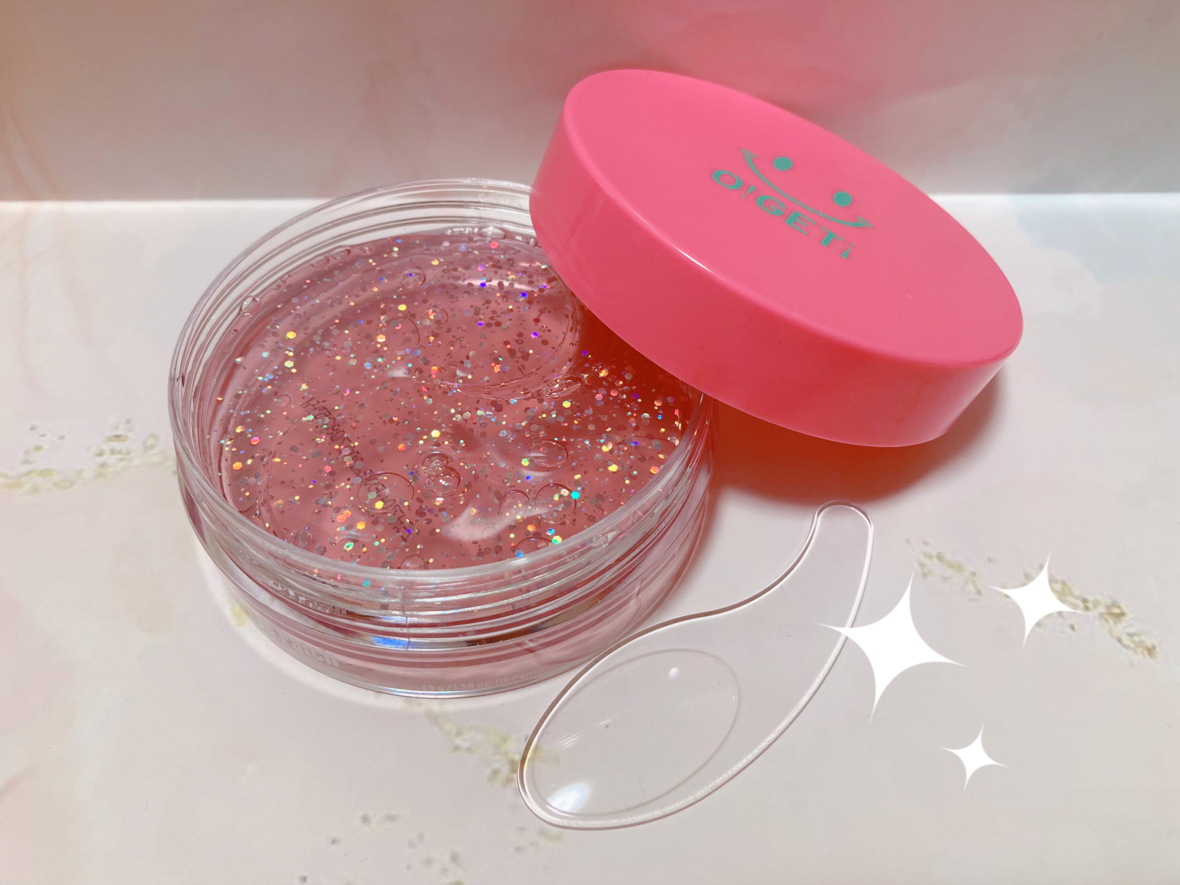 O!GET! ピンクコラーゲン ハイドロゲルアイパッチ / O!GET!