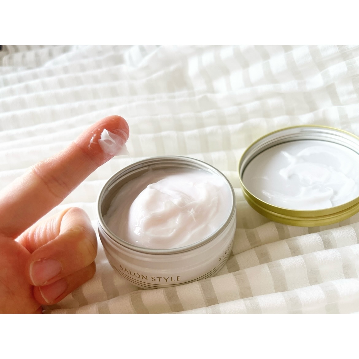 サロンスタイル ヘアワックス （グロッシーボリューム）/サロンスタイル/ヘアワックス・クリームを使ったクチコミ（3枚目）