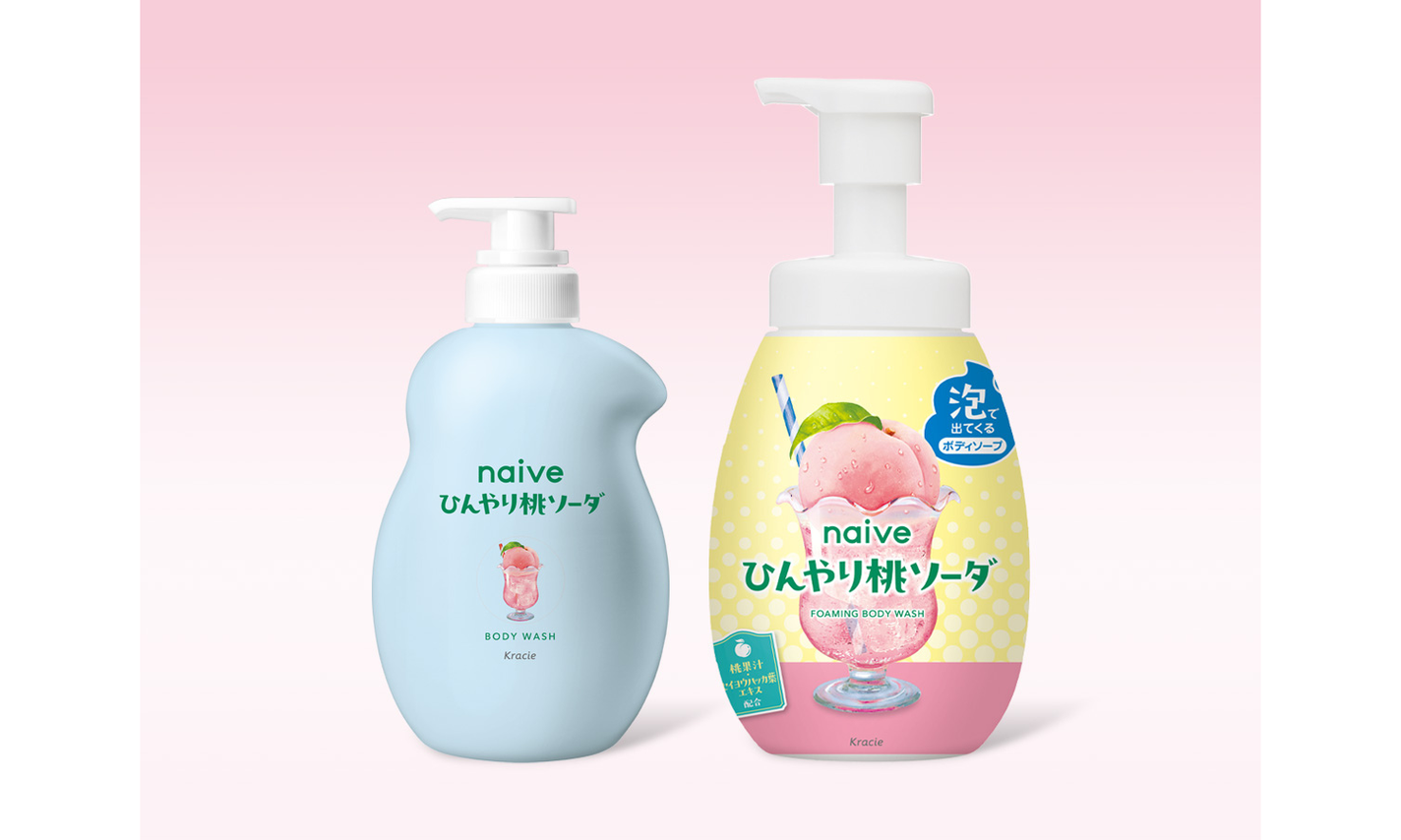 ナイーブのボディソープシリーズから「ひんやり桃ソーダ」が登場!のサムネイル