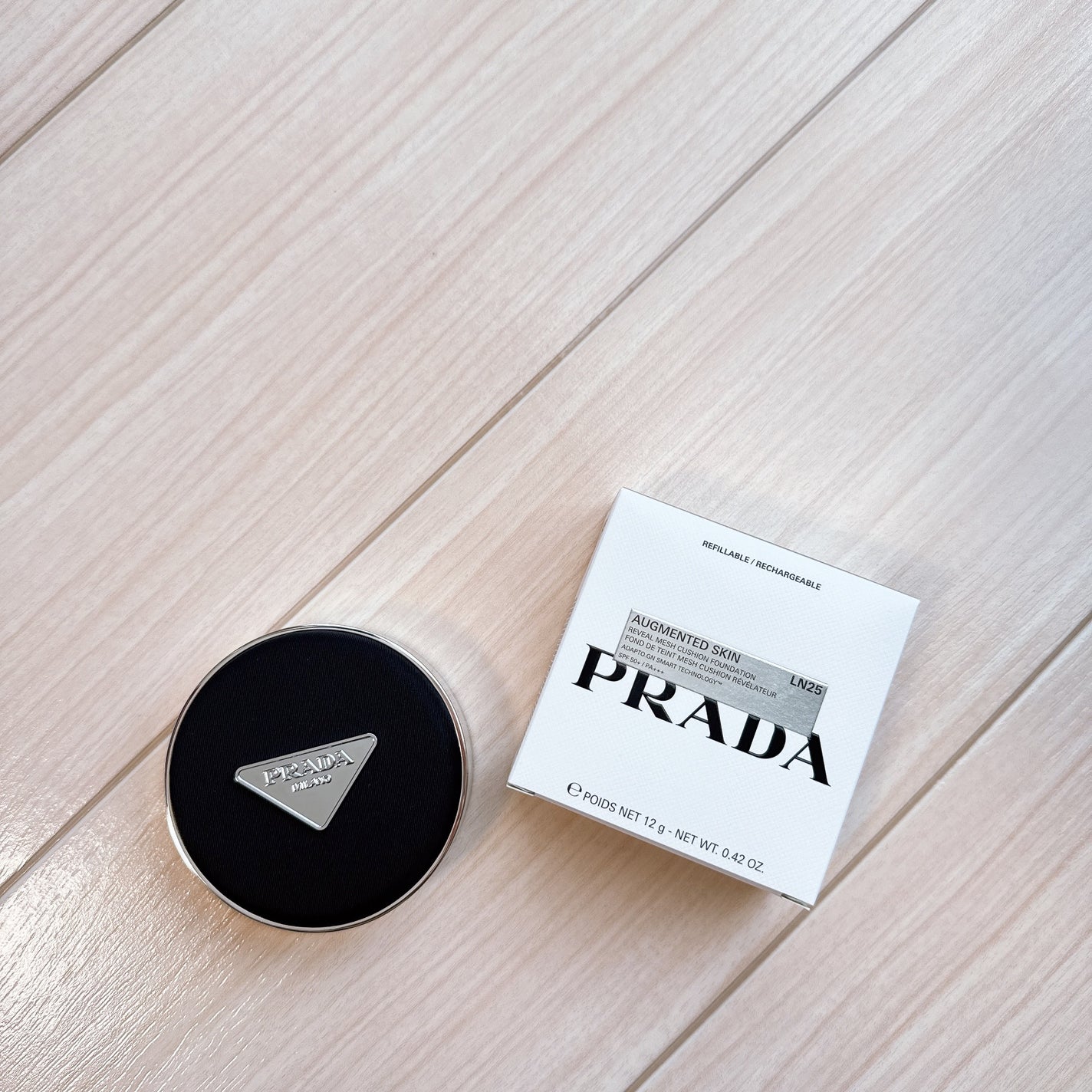 PRADA AUGMENTED SKIN LN25 クッションファンデーション プラダ メッシュ クッション LN25 / PRADA BEAUTY | LIPS