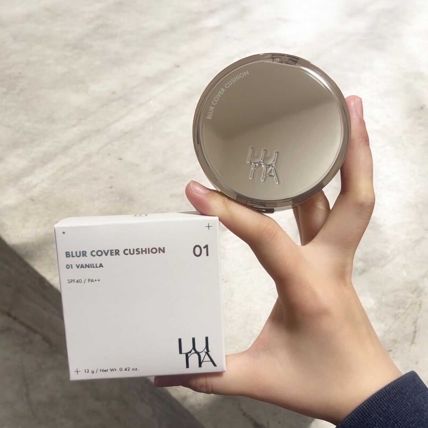 ブラーカバークッション/LUNA/クッションファンデーションを使ったクチコミ（1枚目）