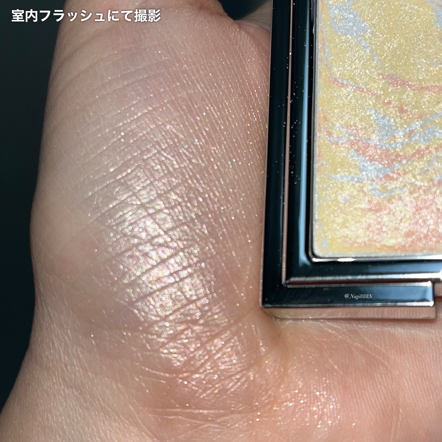 スキンルミナスハイライター/DEAR DAHLIA/パウダーハイライトを使ったクチコミ(4枚目)