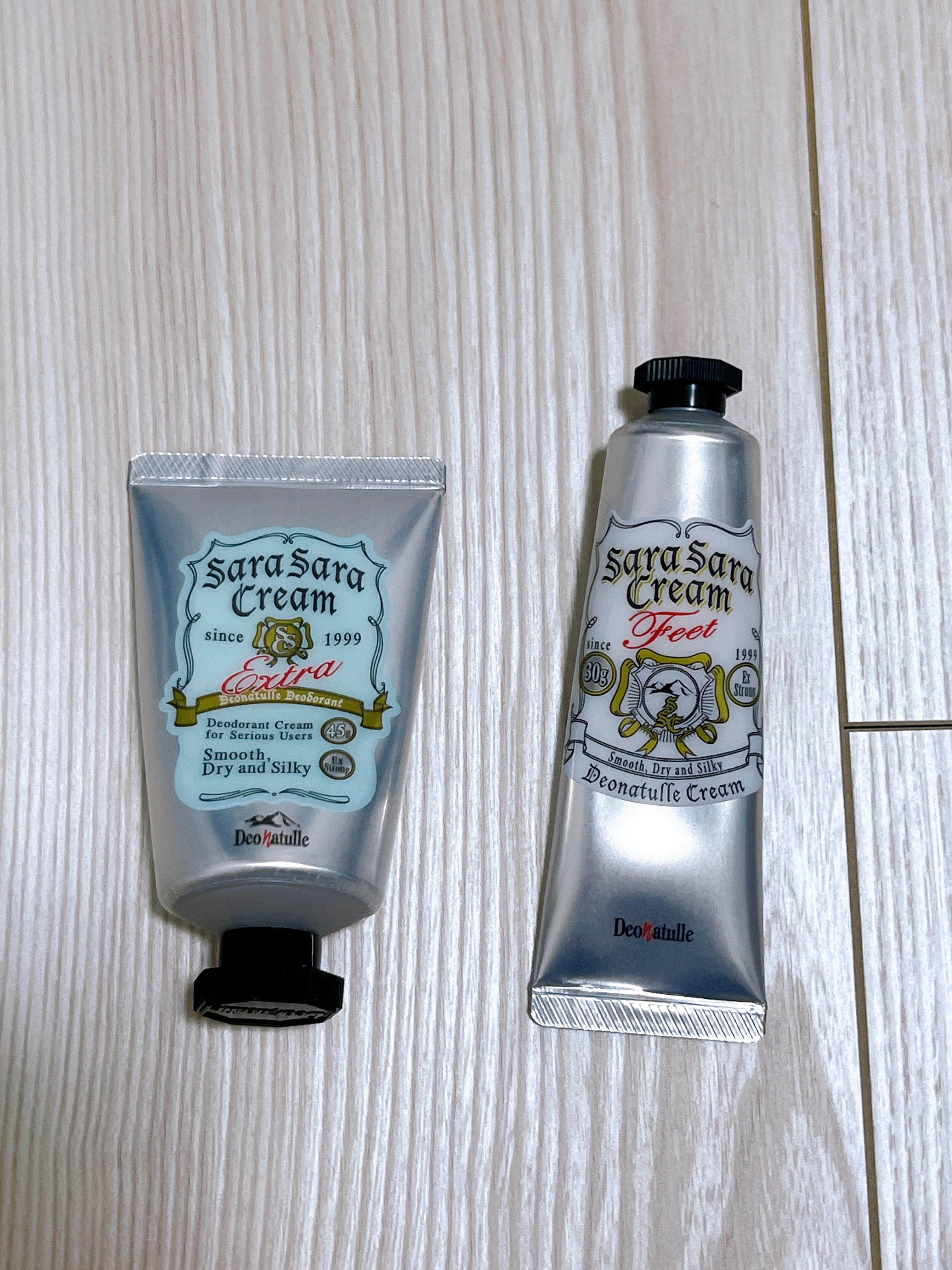 薬用足指さらさらクリーム/デオナチュレ/デオドラント・制汗剤を使ったクチコミ（1枚目）