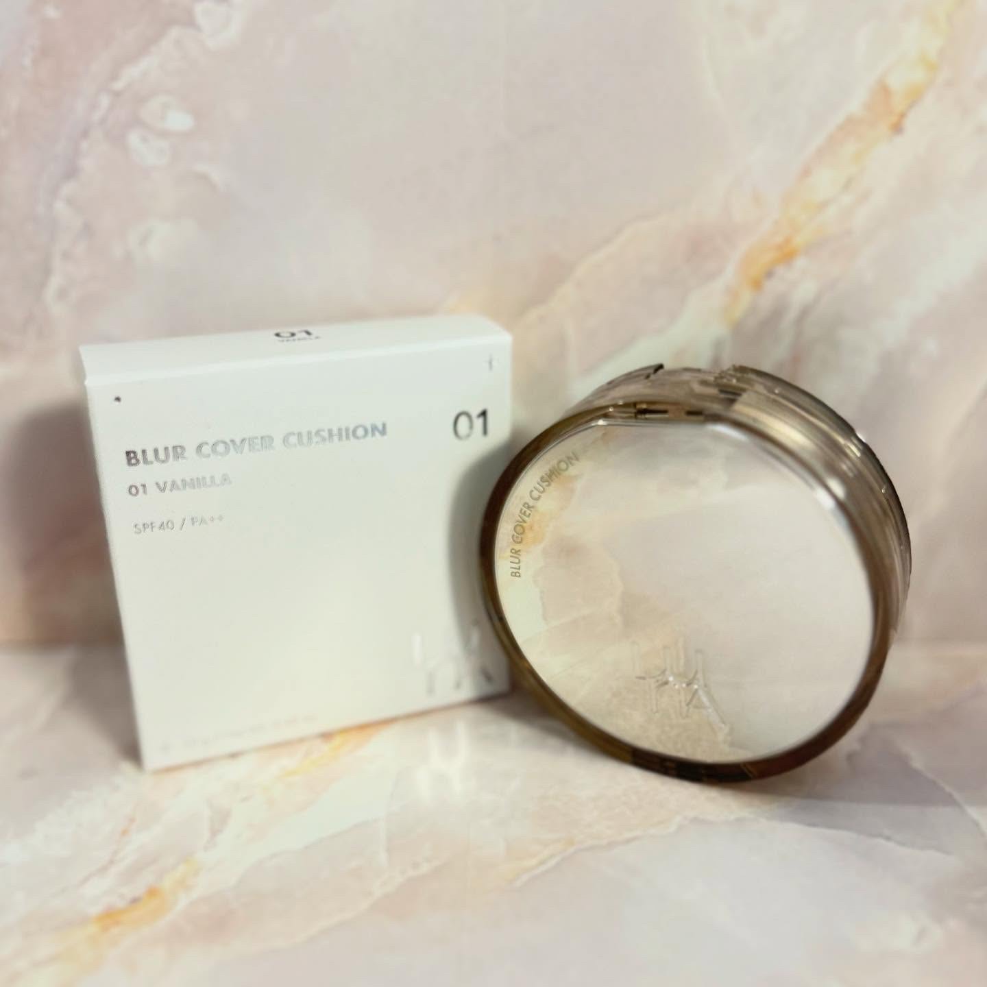 ブラーカバークッション/LUNA/クッションファンデーションを使ったクチコミ（1枚目）