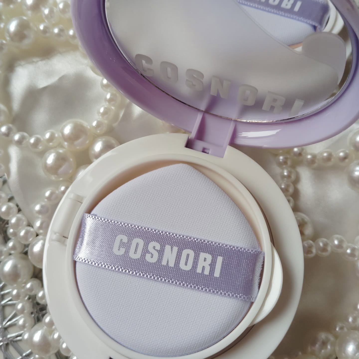 パンテノールバリアクッション/COSNORI/クッションファンデーションを使ったクチコミ（3枚目）