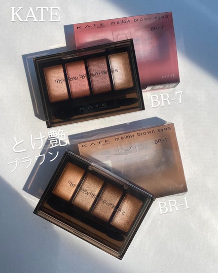 KATE ケイト メロウブラウンアイズのクチコミ「#PR #ケイト
KATE ケイト
メロウブラウンアイズ
BR-1ソフトブラウン
これは王道.....」(1枚目)