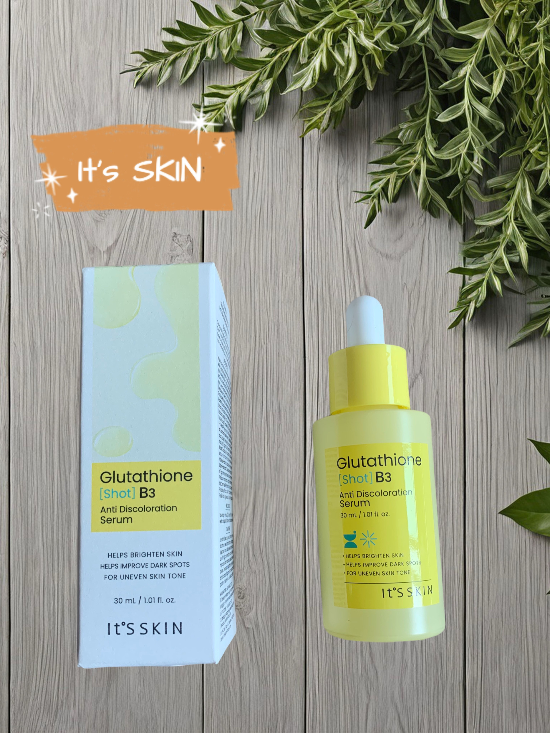 グルタチオンショットB3シミ跡セラム/It's skin/美容液を使ったクチコミ（1枚目）