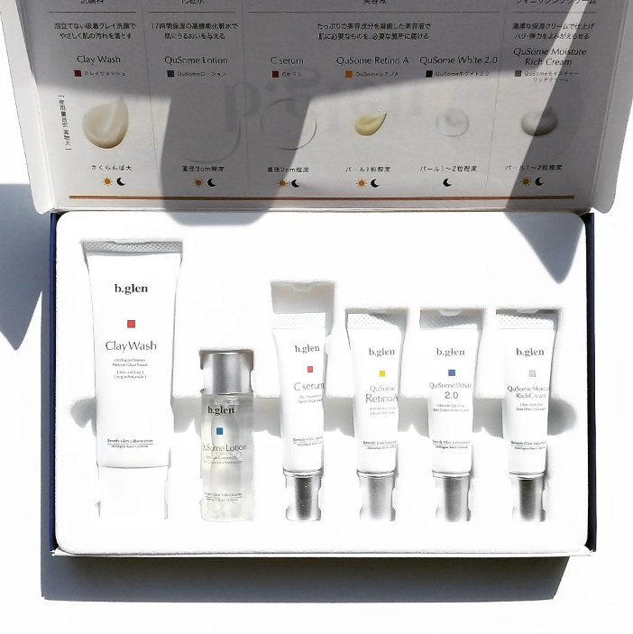 7 day Special Set プログラム1/b.glen/スキンケアキットを使ったクチコミ（2枚目）