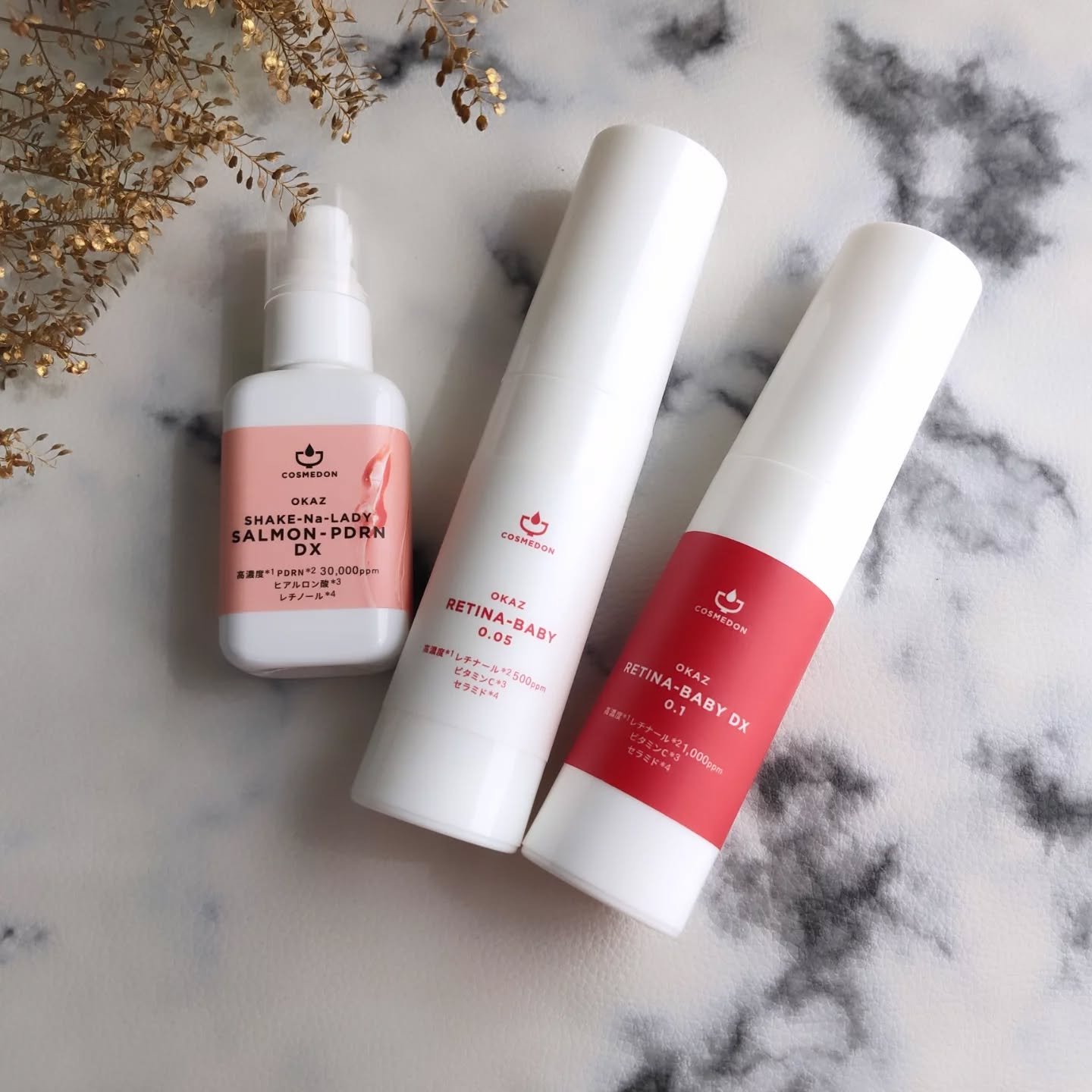 シャケナレイディ サーモンPDRN DX/COSMEDON/美容液を使ったクチコミ（2枚目）