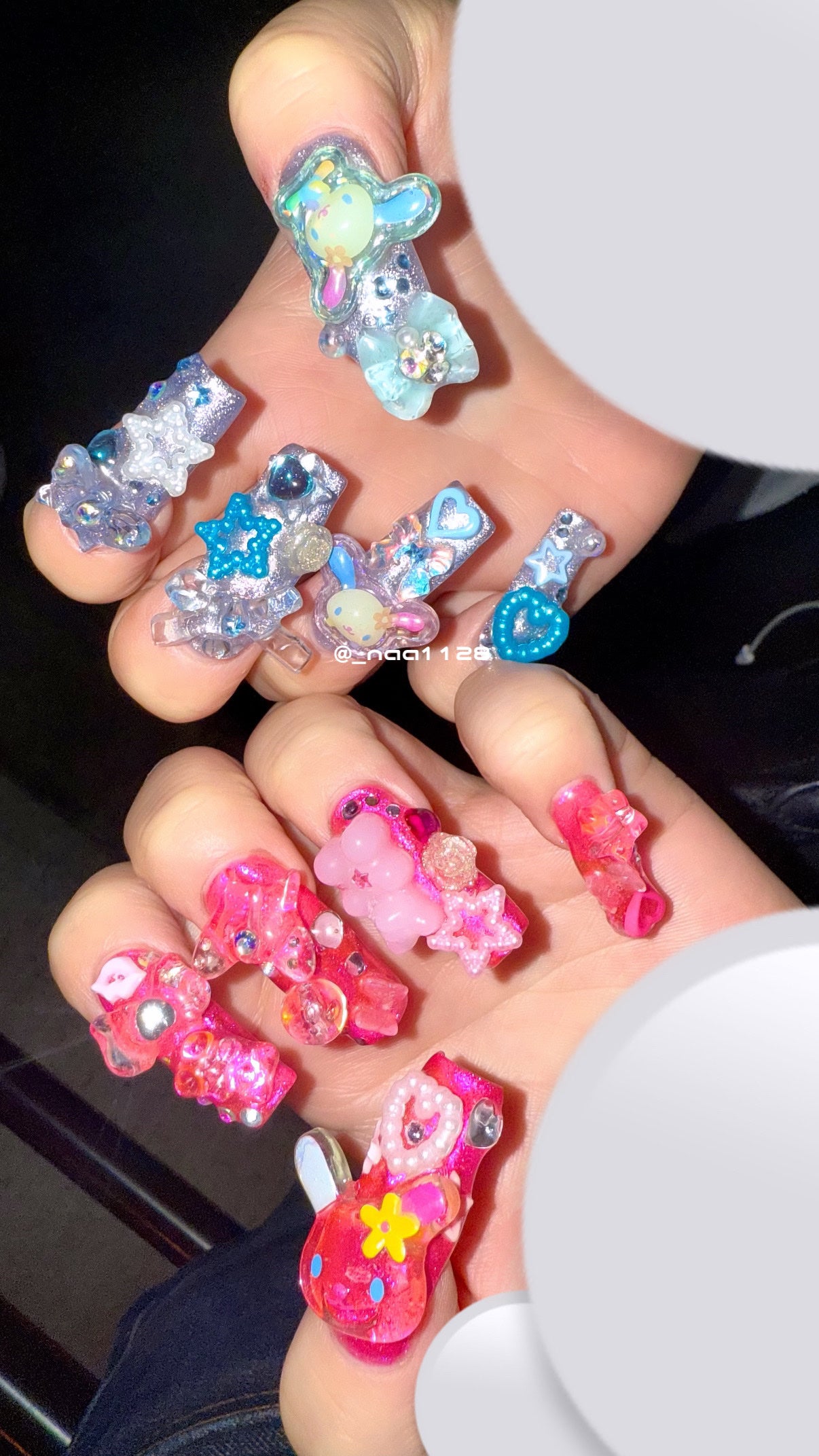 なつき【大阪】16タイプ・パーソナルカラーアナリスト®︎ on LIPS 「大阪市内で派手ネイルするならここ(ᐡo̴̶̷̥᷄ ̫o̴̶̷̥..」(1枚目)