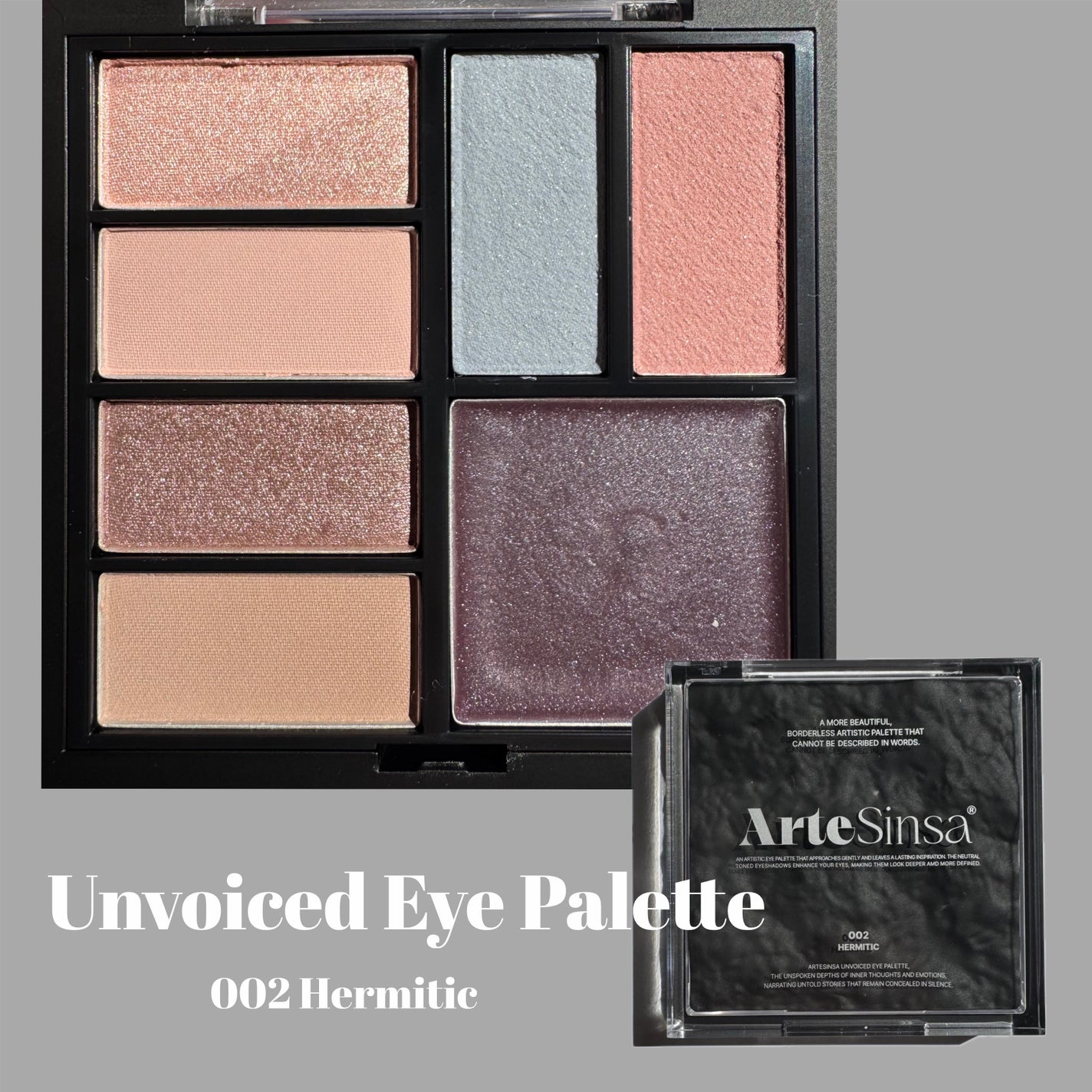 アンボイスドアイシャドウパレット/ArteSinsa/アイシャドウパレットを使ったクチコミ(2枚目)