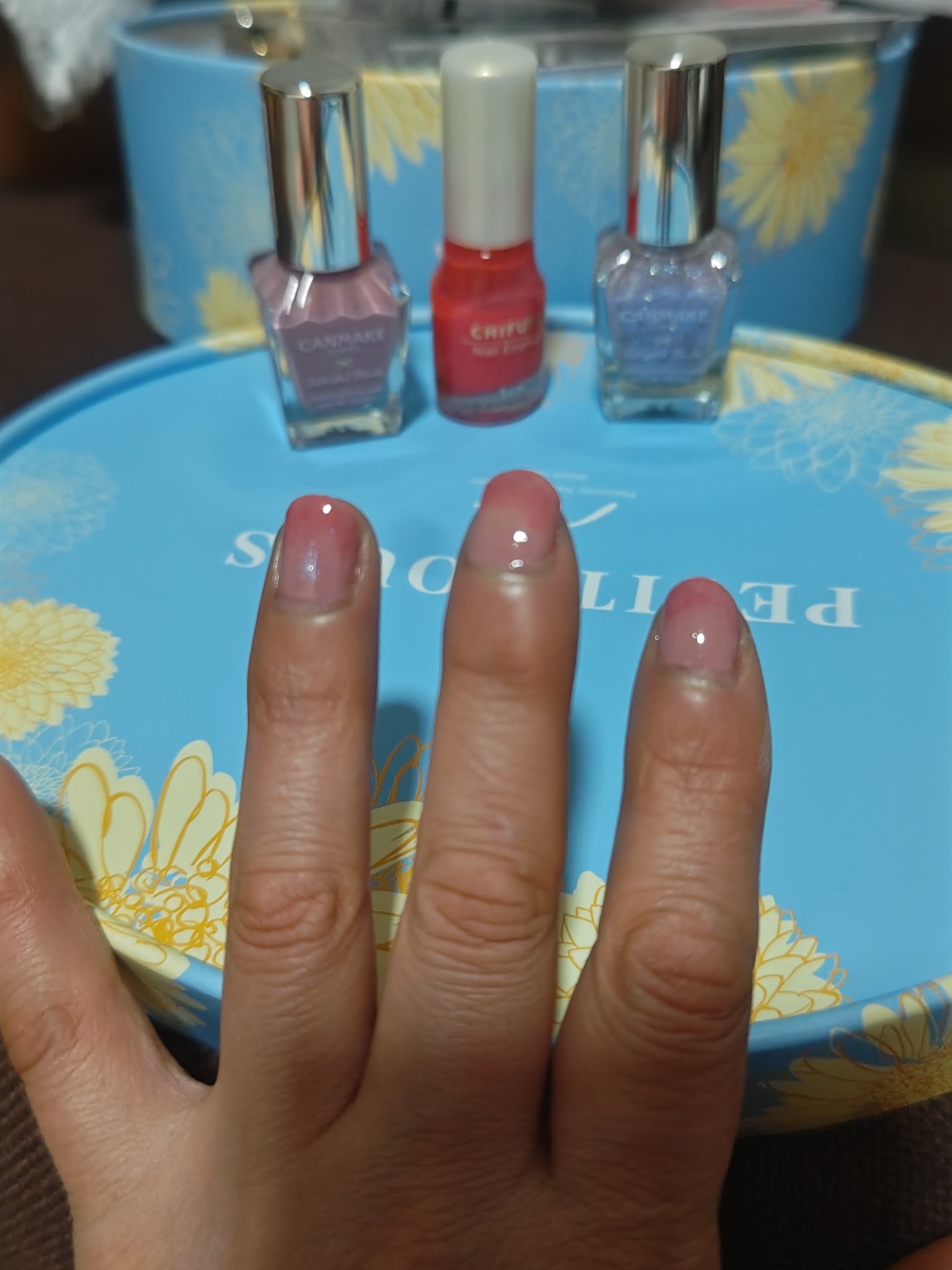 カラフルネイルズ N08 ミスティモーヴ/キャンメイク/マニキュアを使ったクチコミ（1枚目）