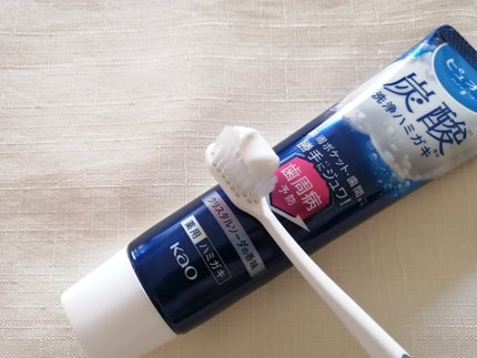 ピュオーラ 炭酸ハミガキ【医薬部外品】/ピュオーラ/歯磨き粉を使ったクチコミ(3枚目)