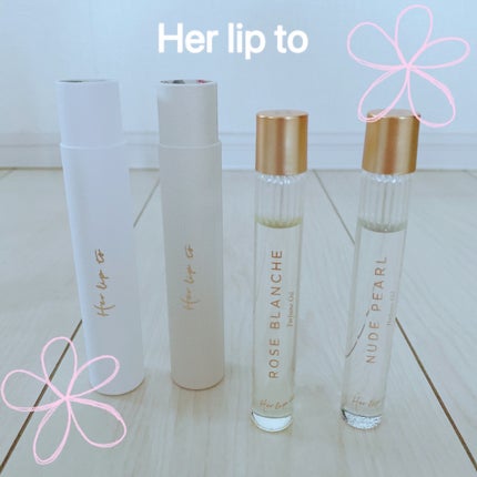 ロールオンパフュームオイル ヌードパール/Her lip to BEAUTY/香水(レディース)を使ったクチコミ(1枚目)