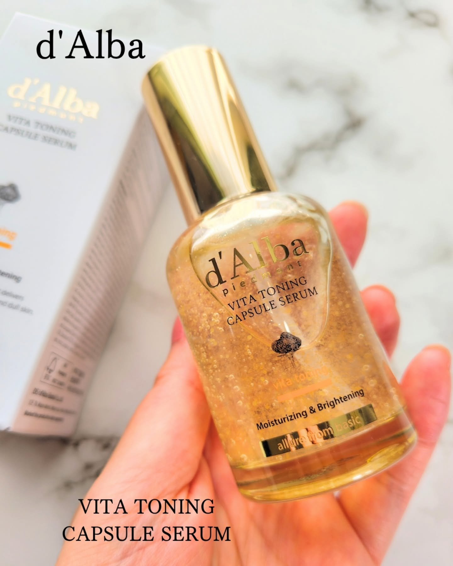 ビタトーニングカプセルセラム/ダルバ/美容液を使ったクチコミ（1枚目）