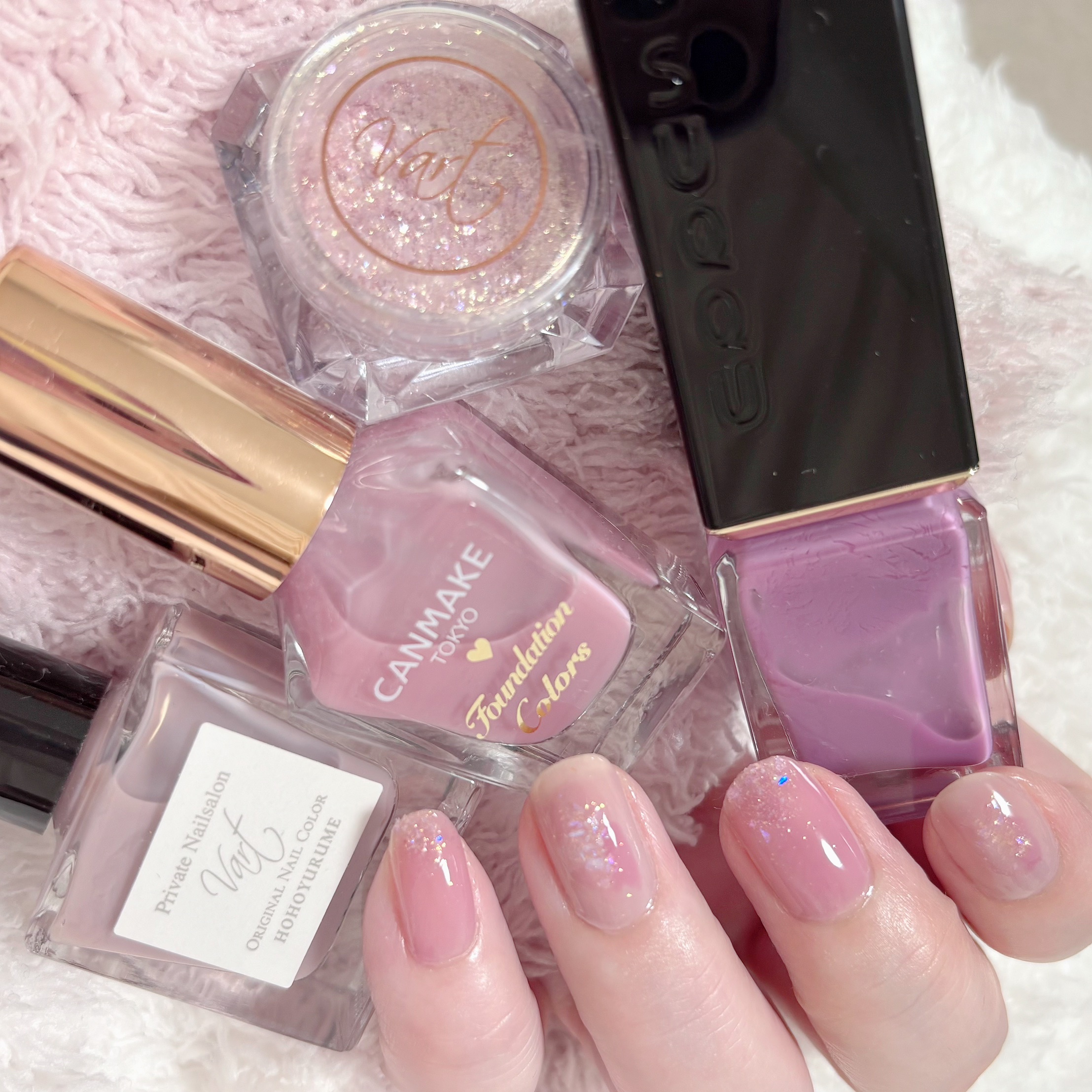 #チークネイルのネイルデザイン