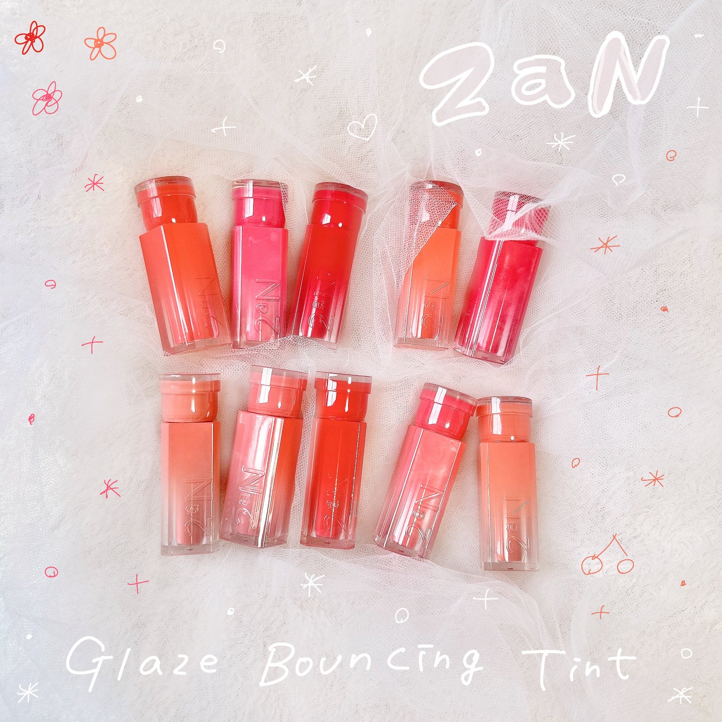 グレイズバウンシングティント/2aN/リップティントを使ったクチコミ(1枚目)