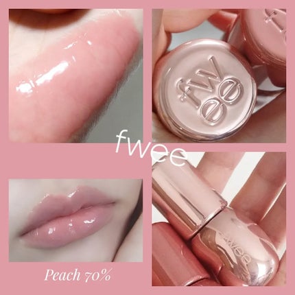 フィー 3Dボリューミンググロス/fwee/リップグロスを使ったクチコミ(4枚目)