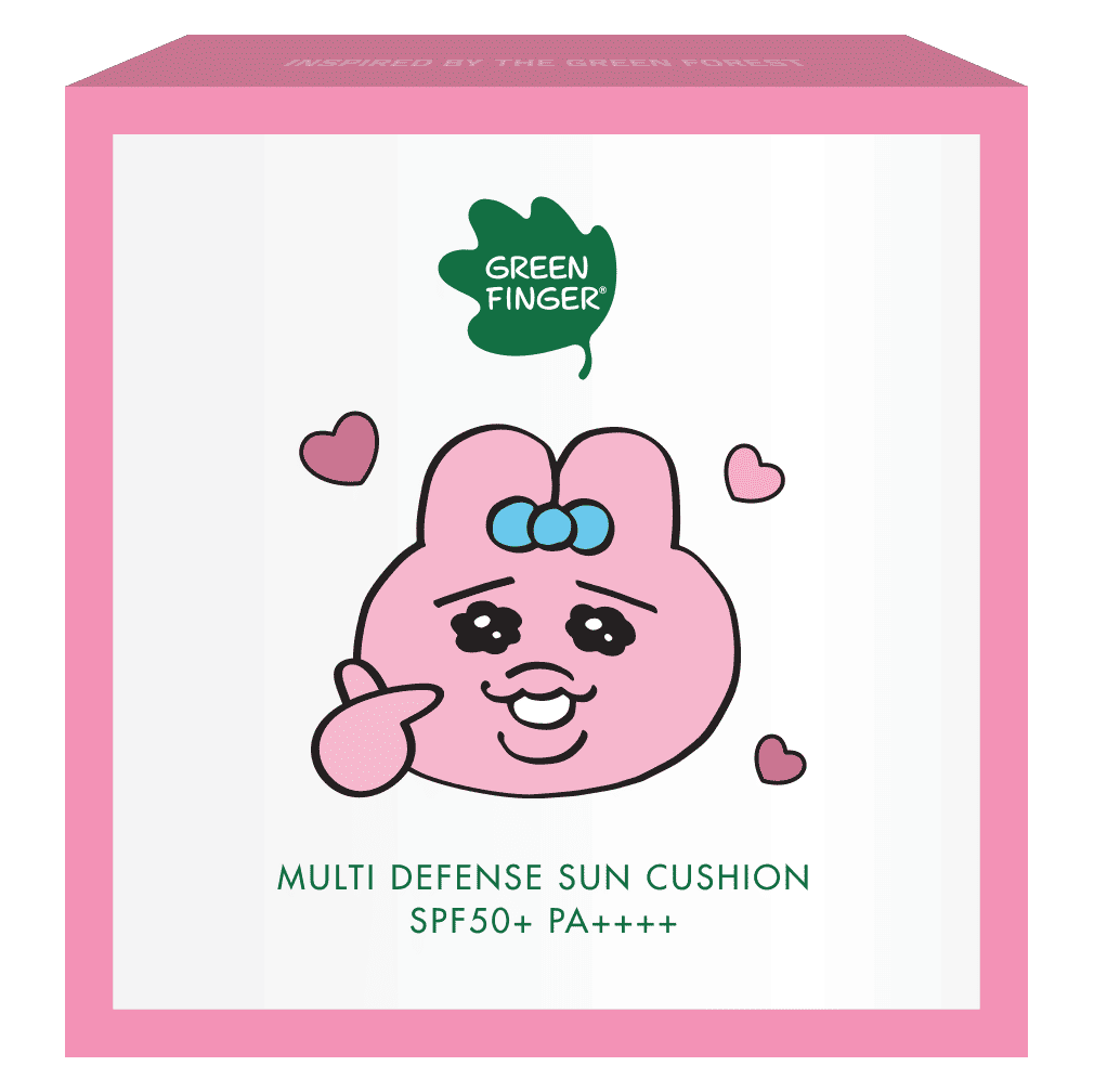 マルチディフェンスUVクッション(おぱんちゅうさぎコラボパッケージ) グリーンフィンガー