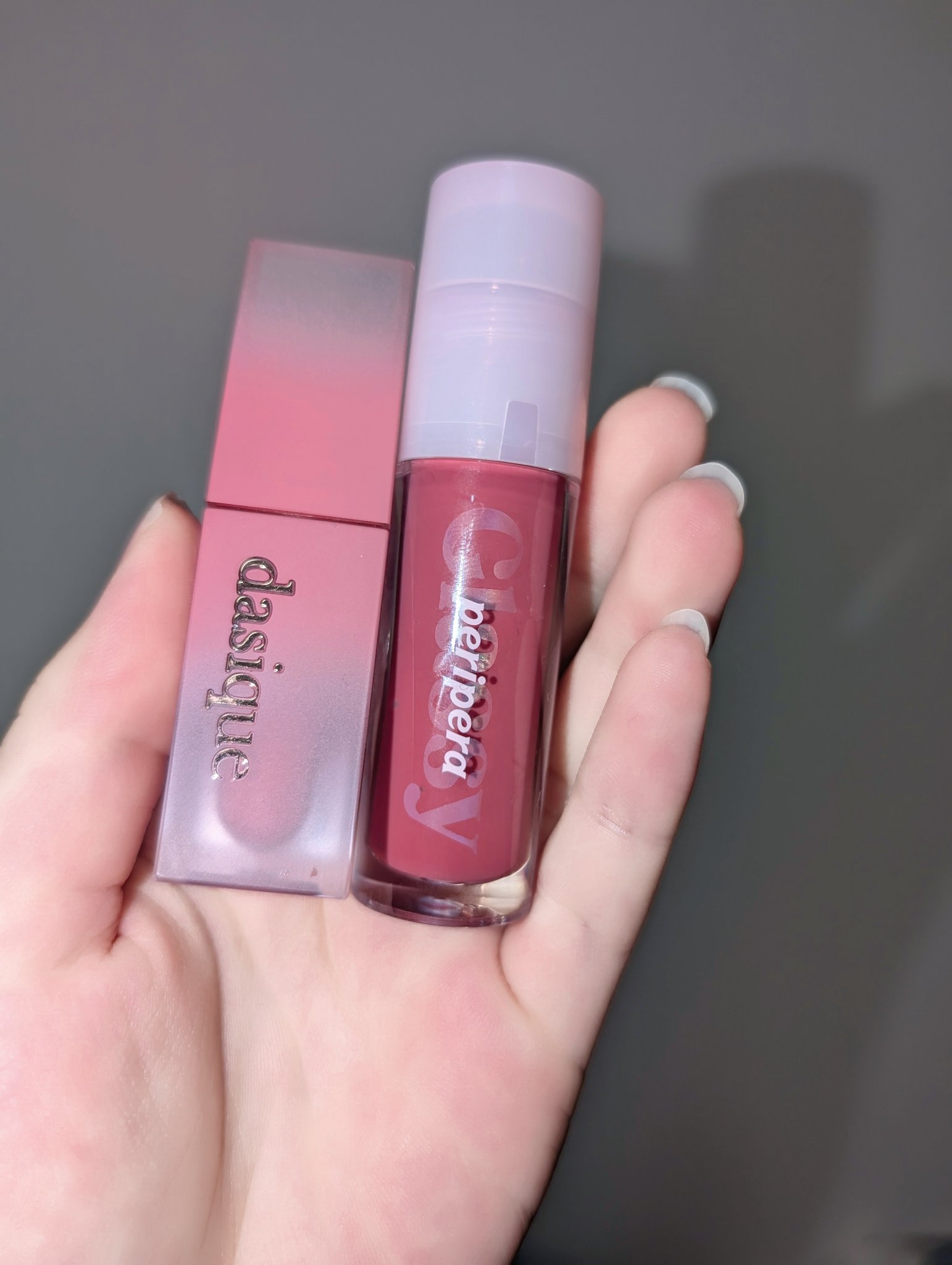 クリームドゥローズティント/dasique/リップティントを使ったクチコミ（2枚目）