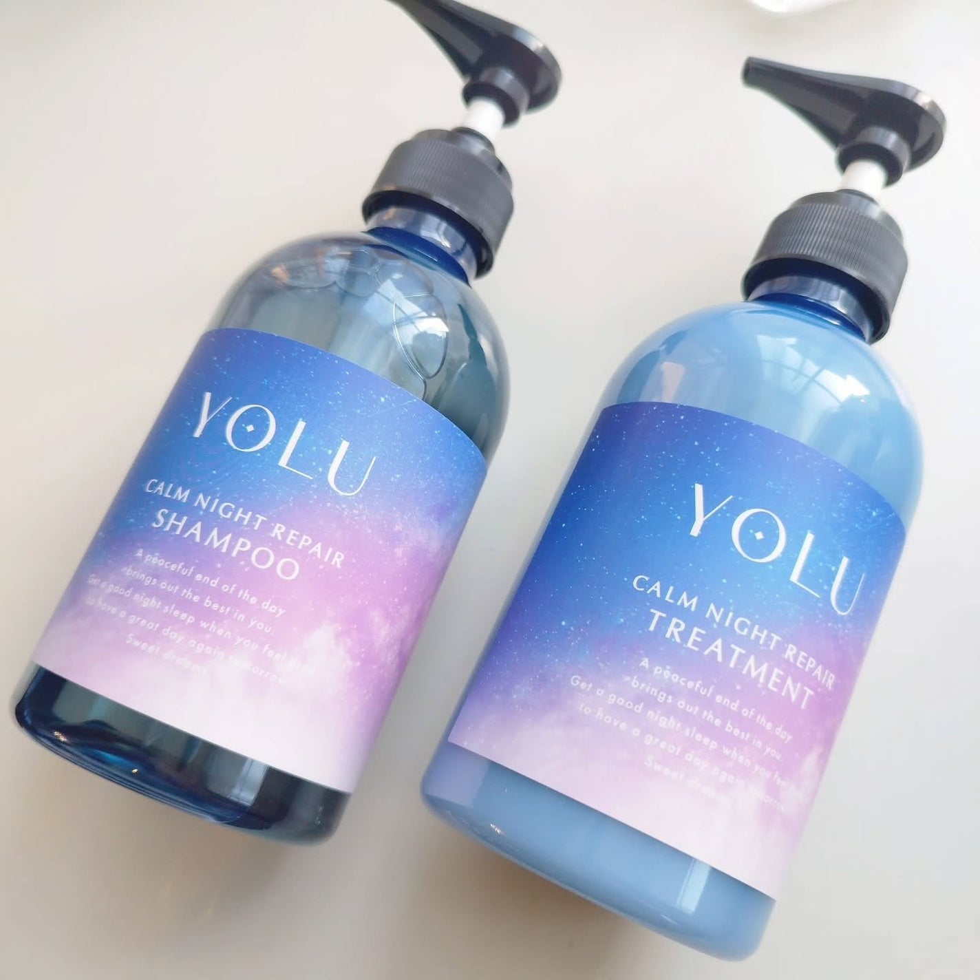 カームナイトリペアシャンプー/トリートメント/YOLU/シャンプー・コンディショナーを使ったクチコミ(1枚目)