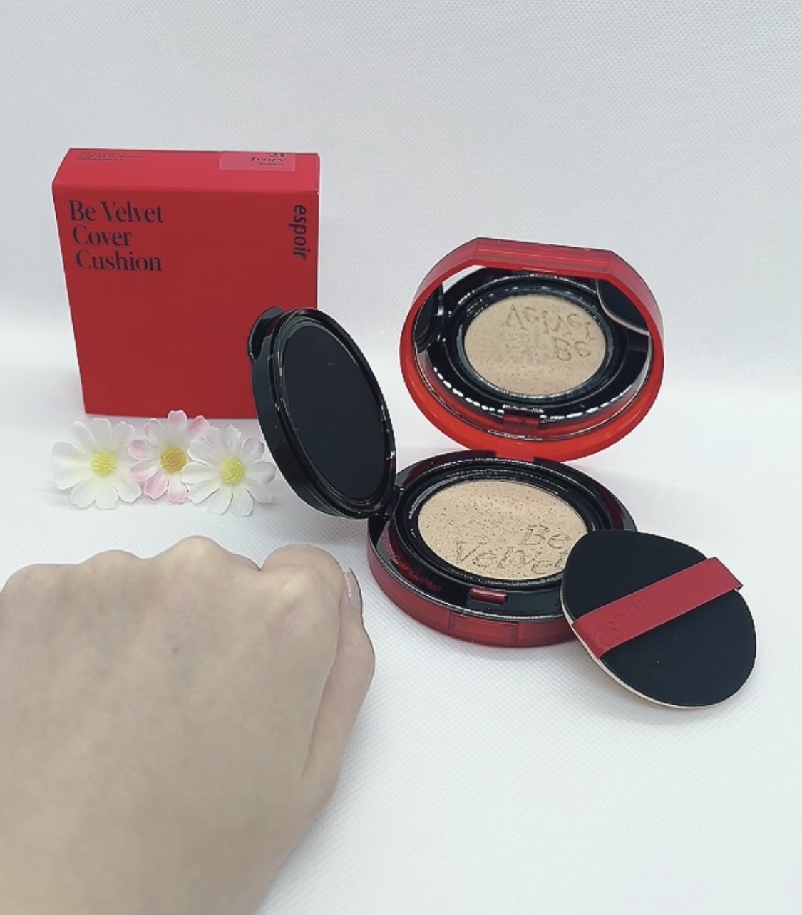 ビーベルベットカバークッション/espoir/クッションファンデーションを使ったクチコミ（2枚目）