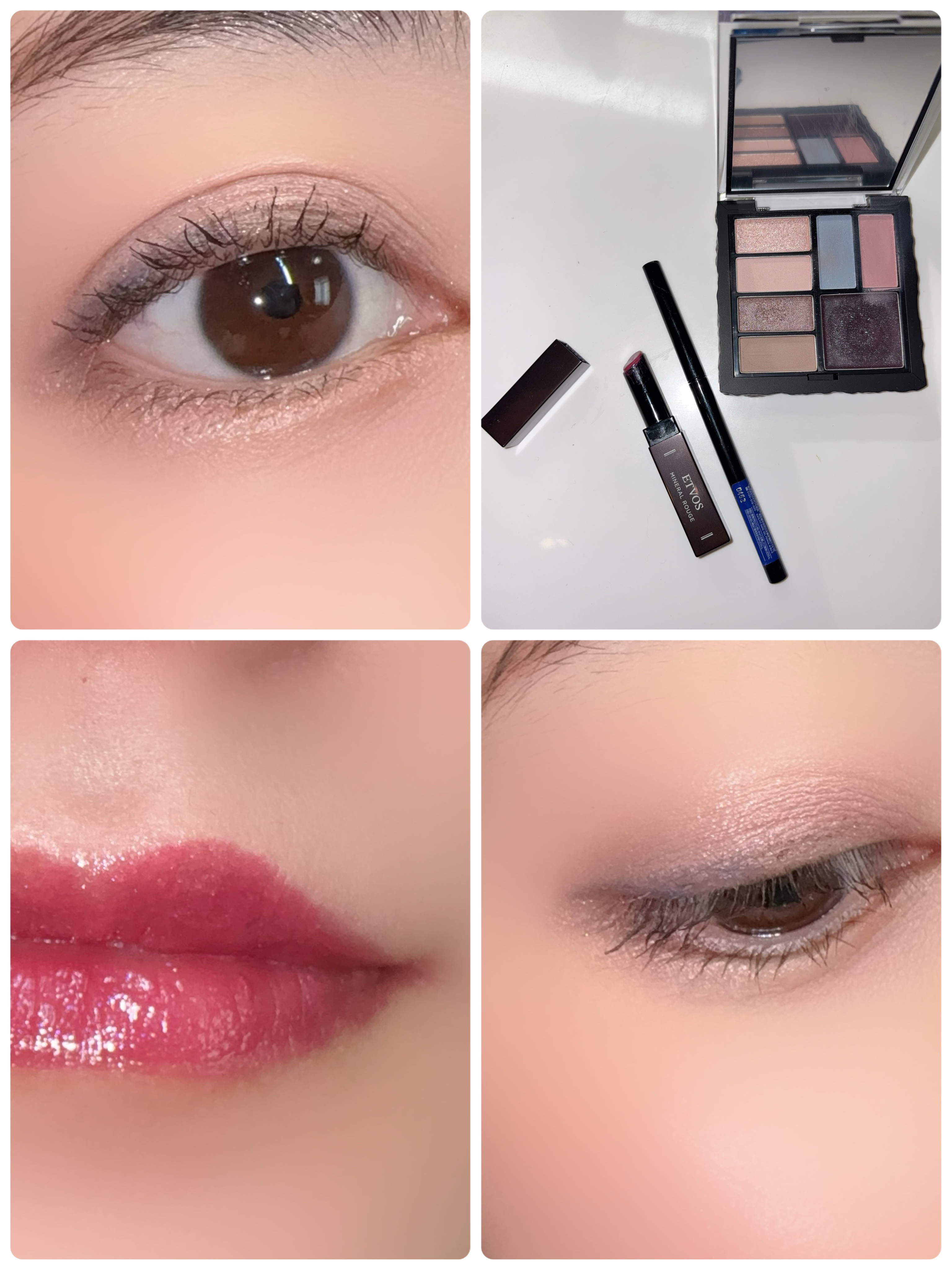 ミネラルルージュ ロージィミューズ（限定）/エトヴォス/口紅を使ったクチコミ（1枚目）