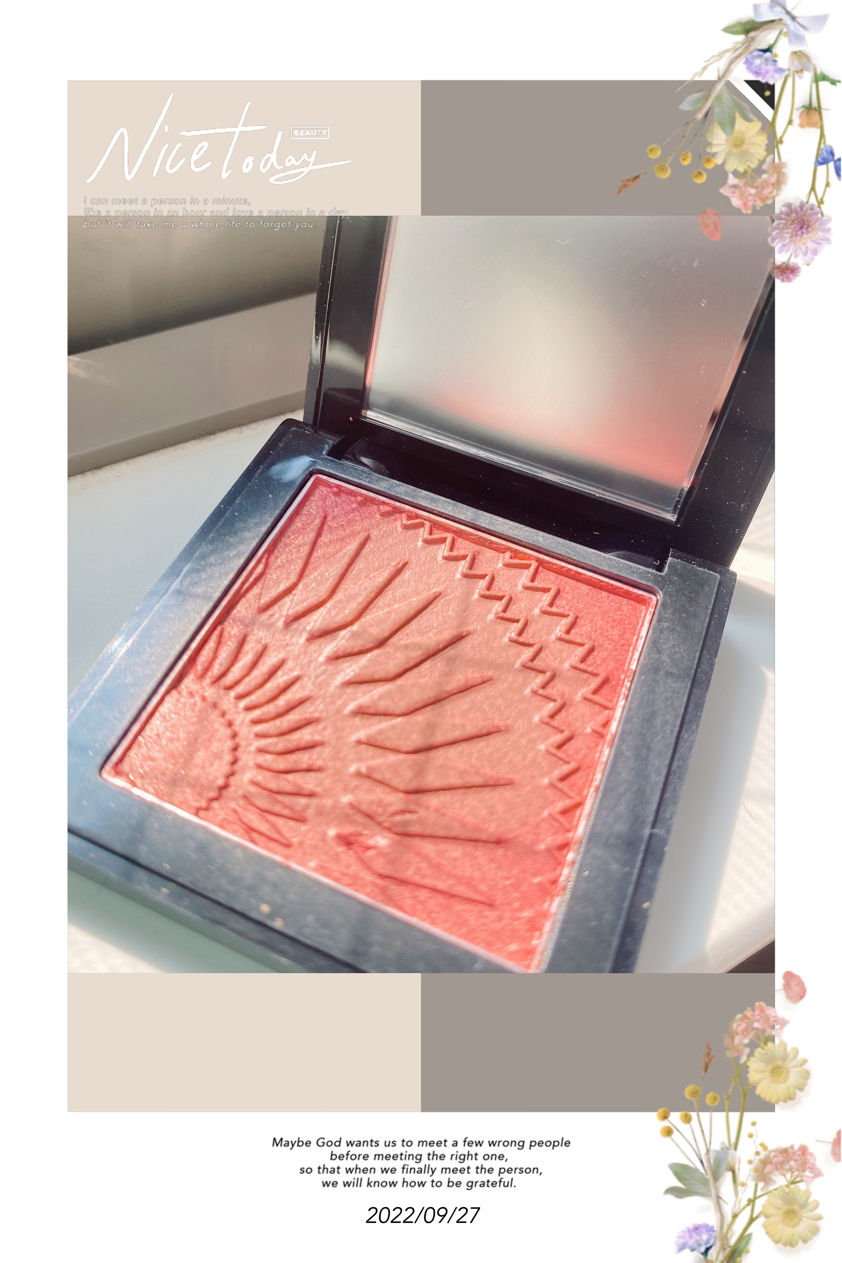 薄霧錦紗 単色チーク/ZEESEA/パウダーチークを使ったクチコミ（1枚目）