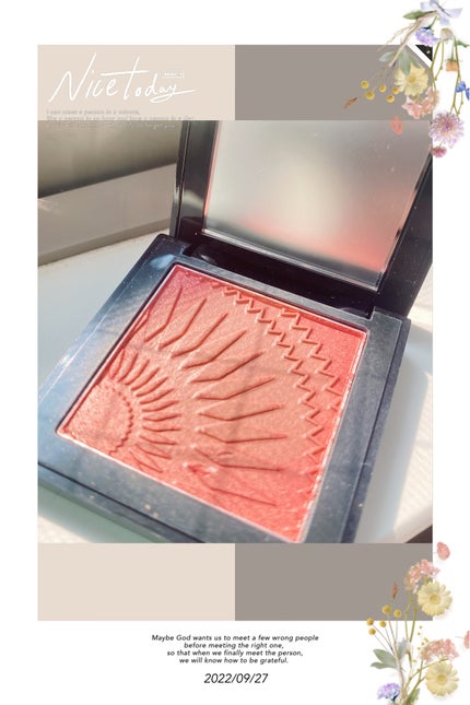 薄霧錦紗 単色チーク/ZEESEA/パウダーチークを使ったクチコミ(1枚目)