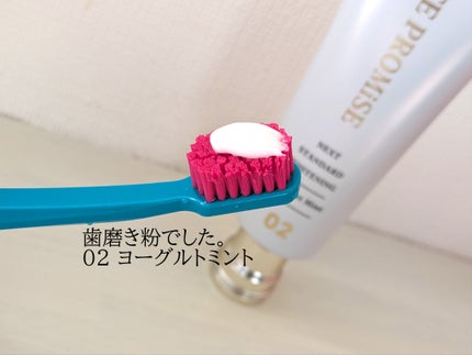 ホワイトプロミス  美白*+むし歯予防*/WHiTE PROMiSE/歯磨き粉を使ったクチコミ(3枚目)