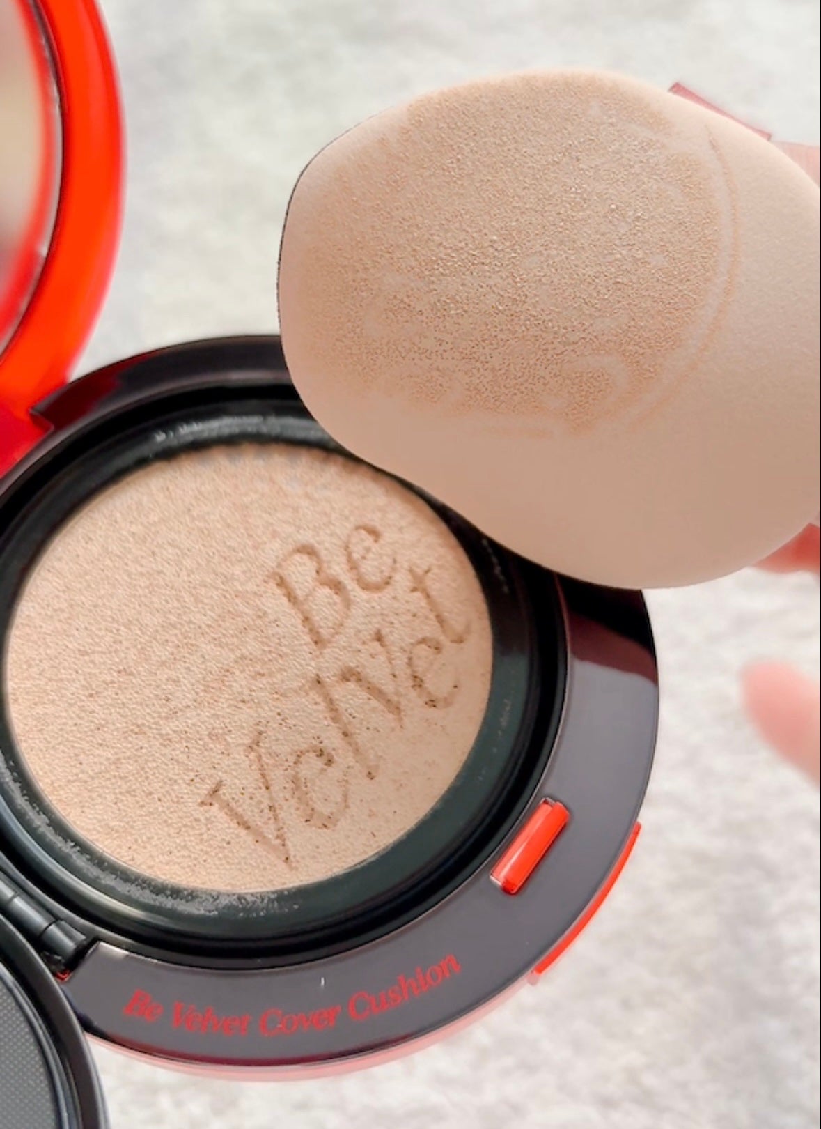 ビーベルベットカバークッション/espoir/クッションファンデーションを使ったクチコミ(5枚目)