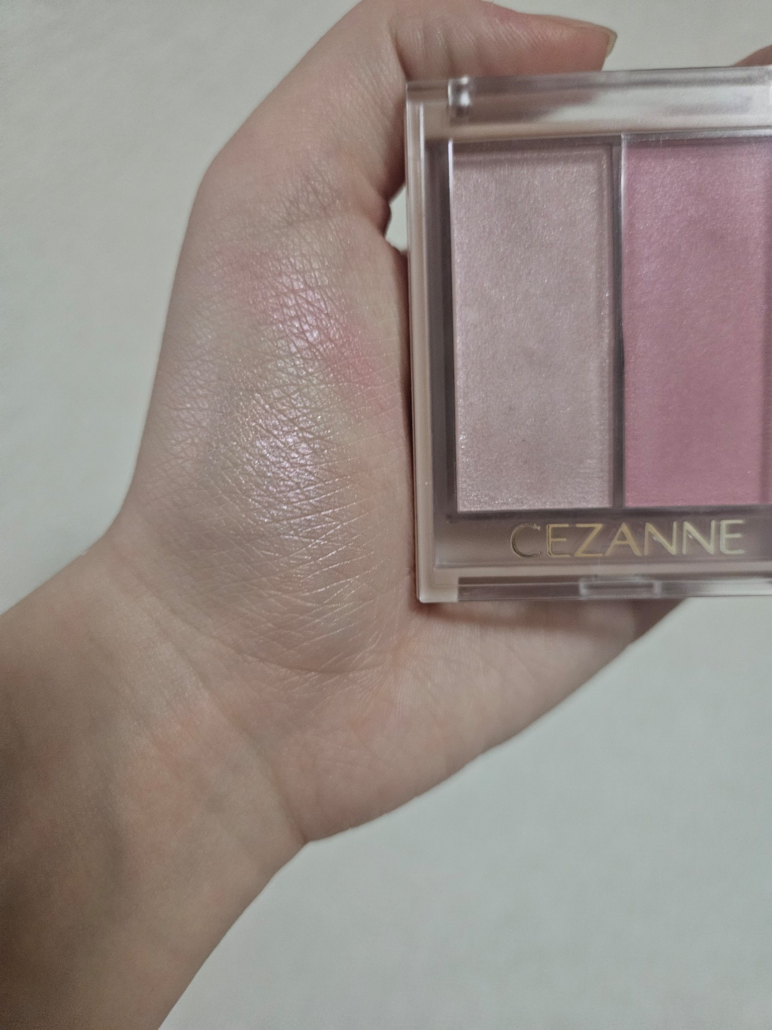 フェイスグロウカラー/CEZANNE/クリームハイライトを使ったクチコミ（1枚目）