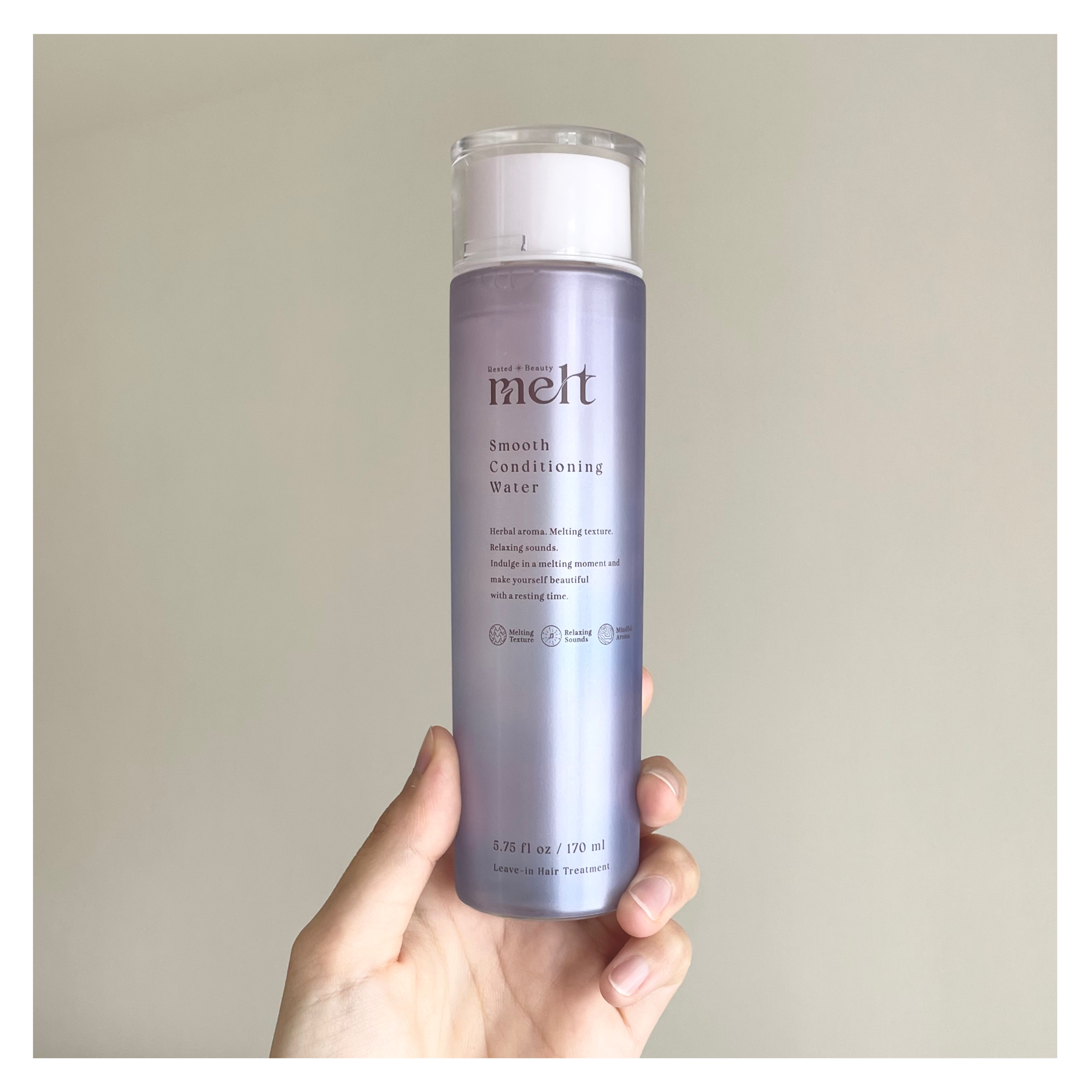 スムース コンディショニング ウォーター/melt/アウトバストリートメントを使ったクチコミ（1枚目）