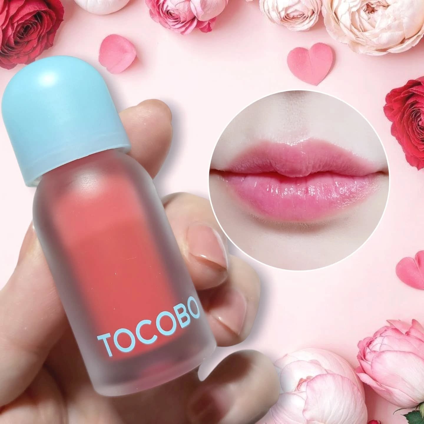 ジューシーベリープランピングリップオイル/TOCOBO/リップグロスを使ったクチコミ（3枚目）