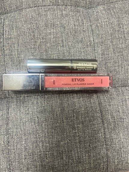 ミネラルリッププランパー シアー アメジストモーブ(限定色)/エトヴォス/リッププランパーを使ったクチコミ(2枚目)