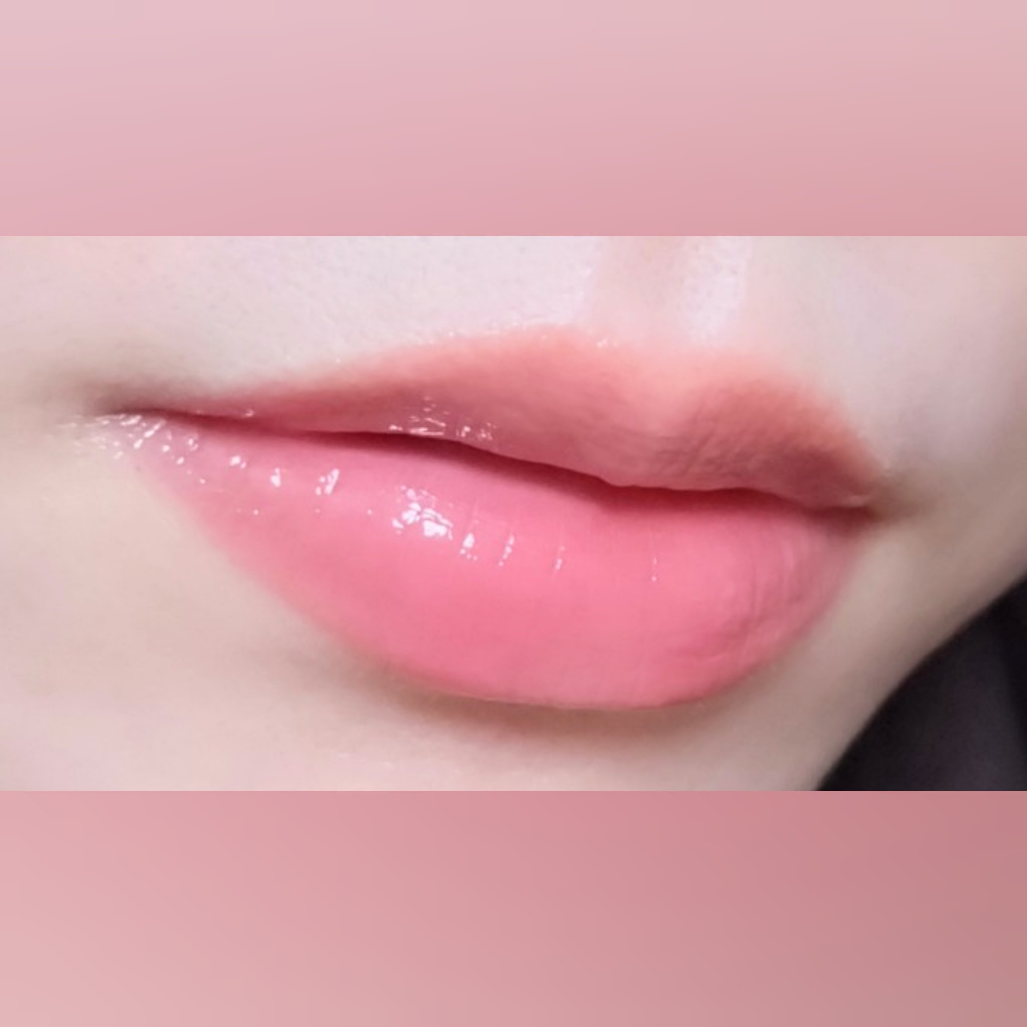 ウォータフルグロウティント/wakemake/リップティントを使ったクチコミ（3枚目）