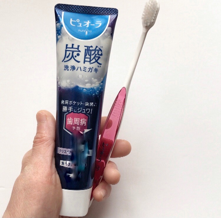 ピュオーラ 炭酸ハミガキ【医薬部外品】/ピュオーラ/歯磨き粉を使ったクチコミ（3枚目）