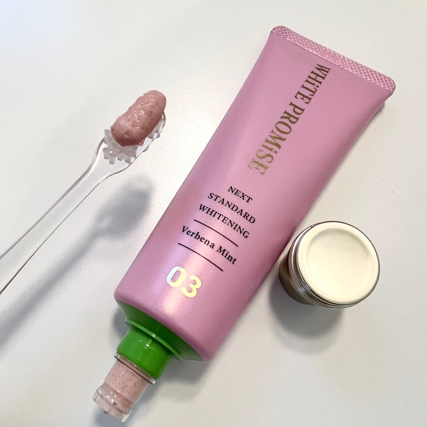 ホワイトプロミス 美白*+むし歯予防*/WHiTE PROMiSE/歯磨き粉を使ったクチコミ(3枚目)