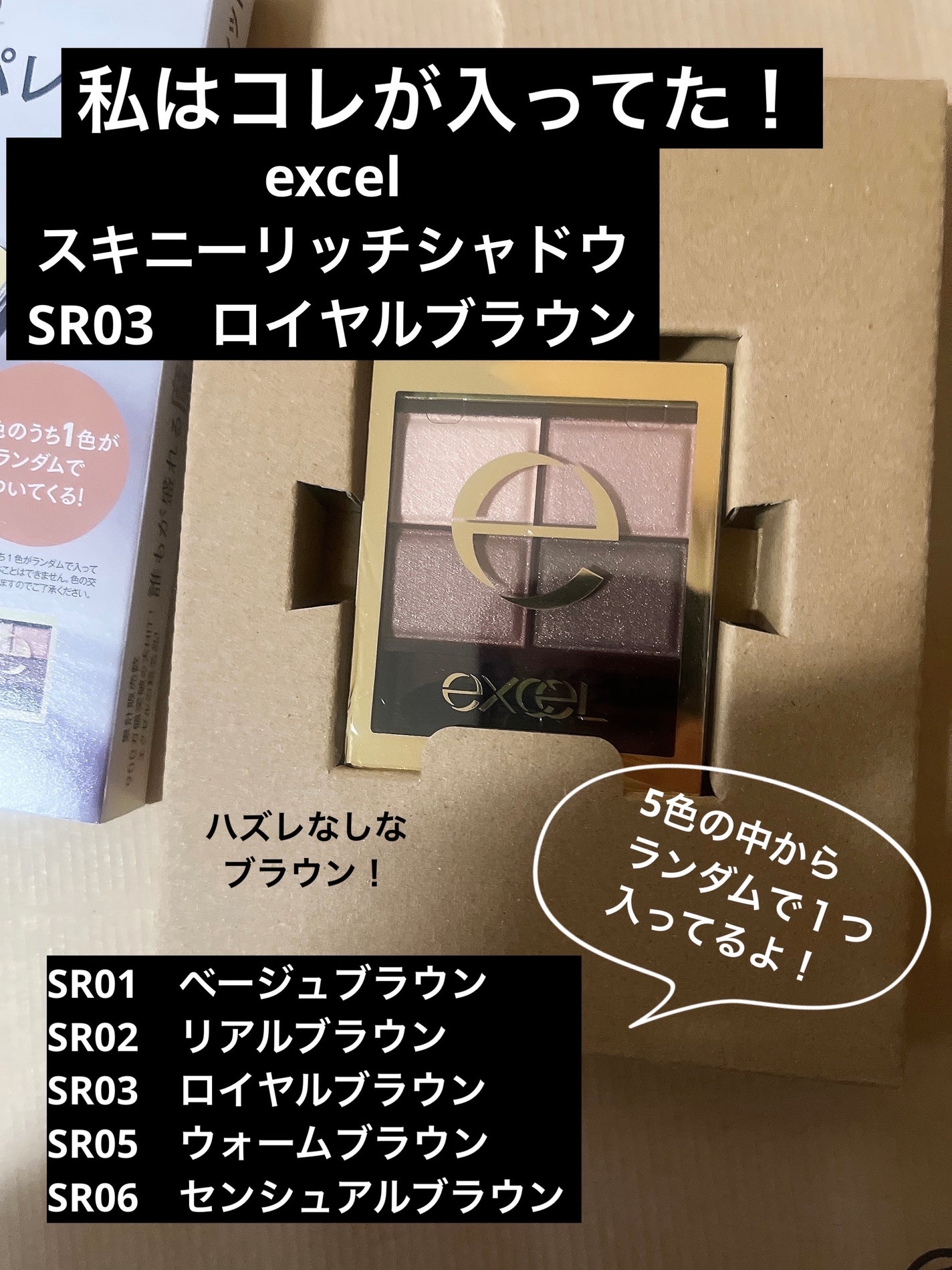 スキニーリッチシャドウ/excel/アイシャドウパレットを使ったクチコミ(2枚目)