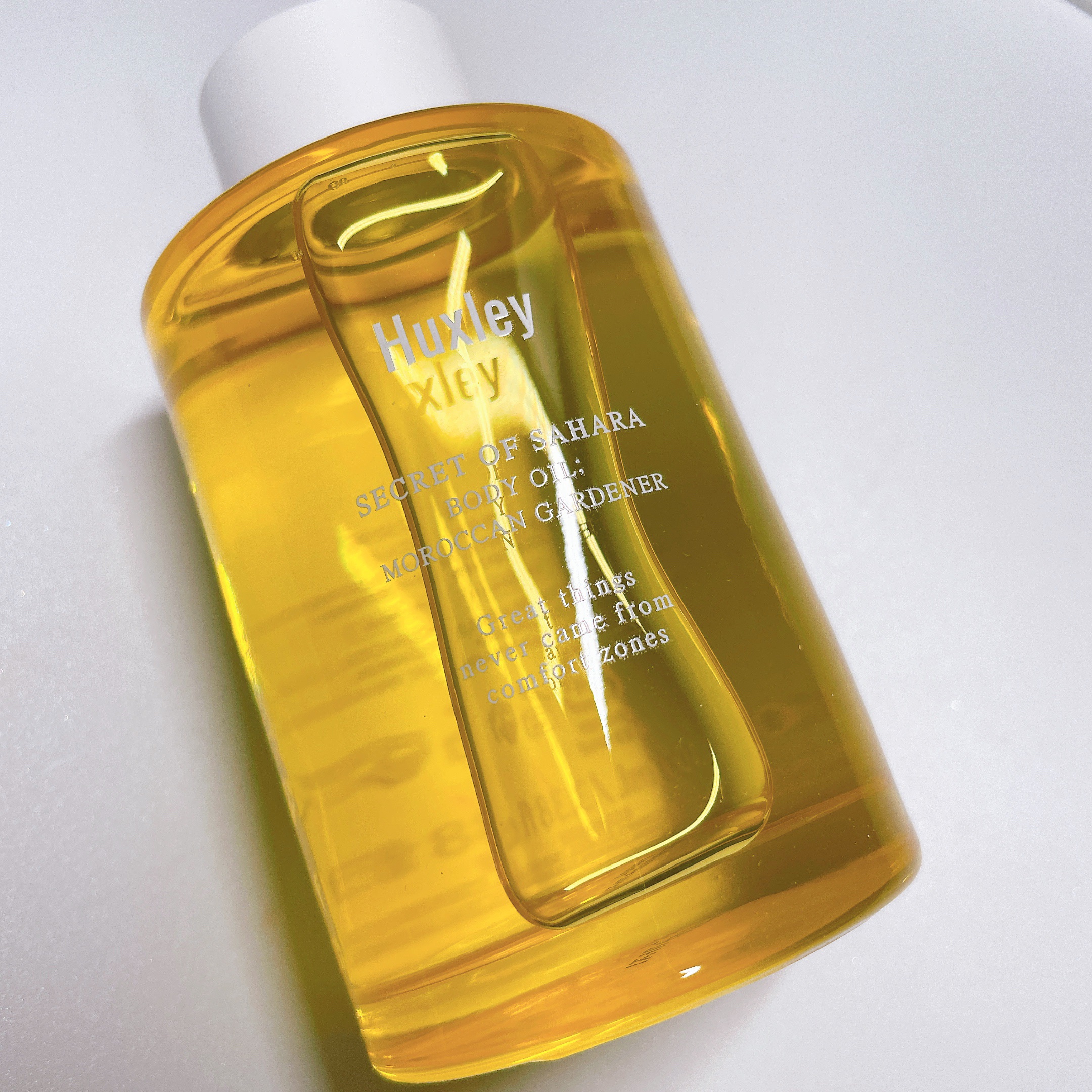 ボディオイル； モロッカンガーデナー/Huxley/ボディオイルを使ったクチコミ（1枚目）